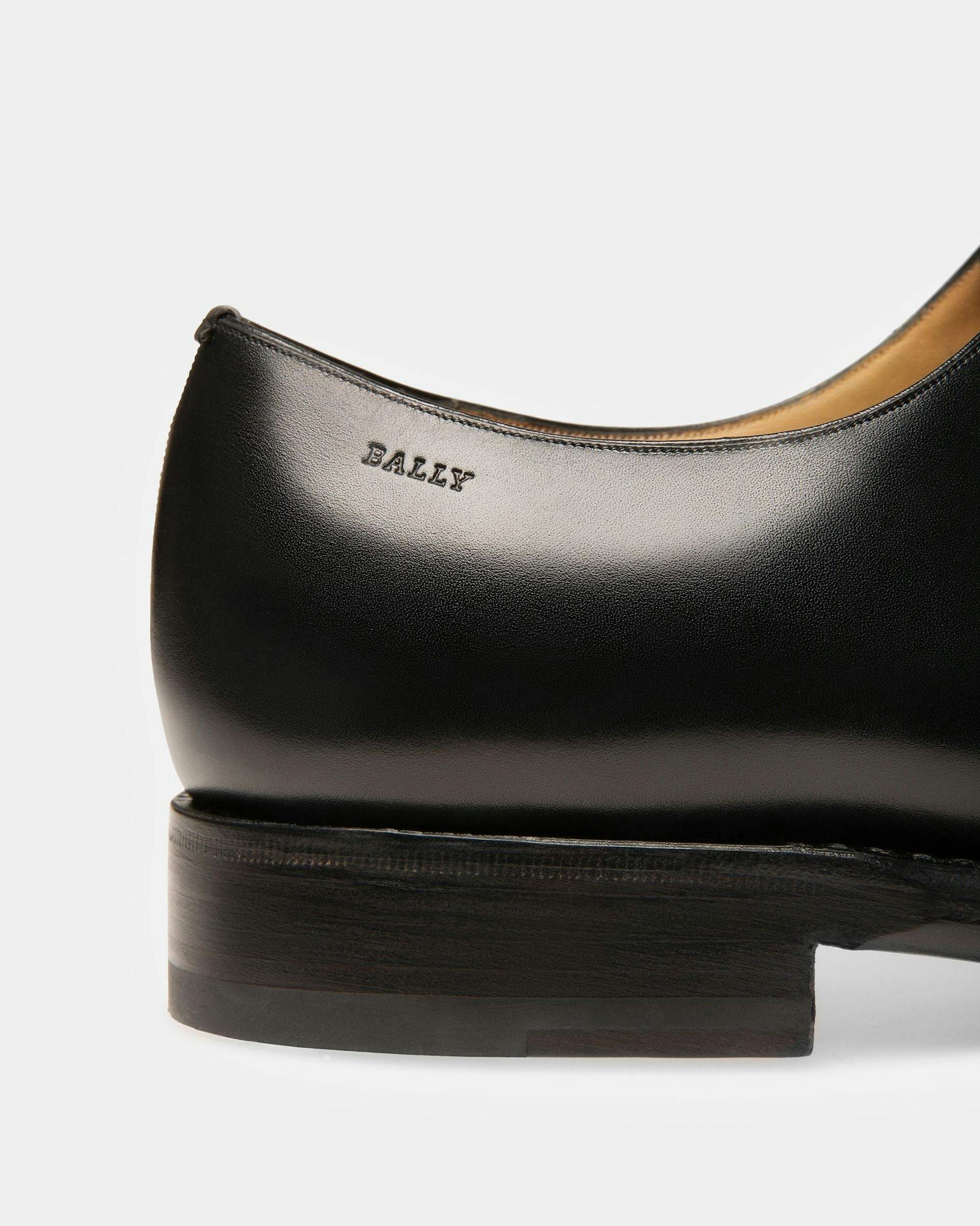 Men's Scolder Leather Oxfords In Black | Bally | Still Life Detail