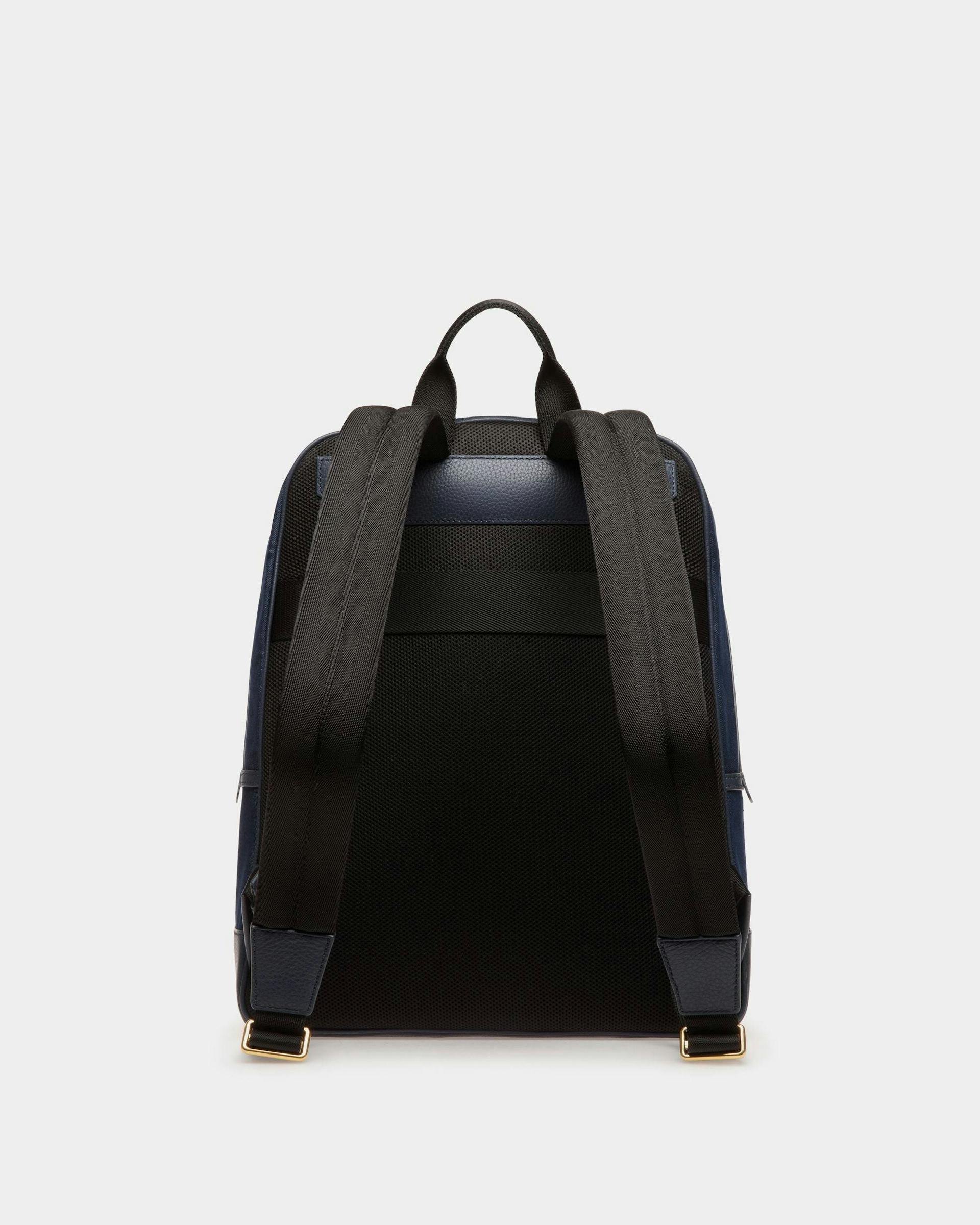 Men's Bar Backpack in Canvas And Leather | Bally | Still Life Back