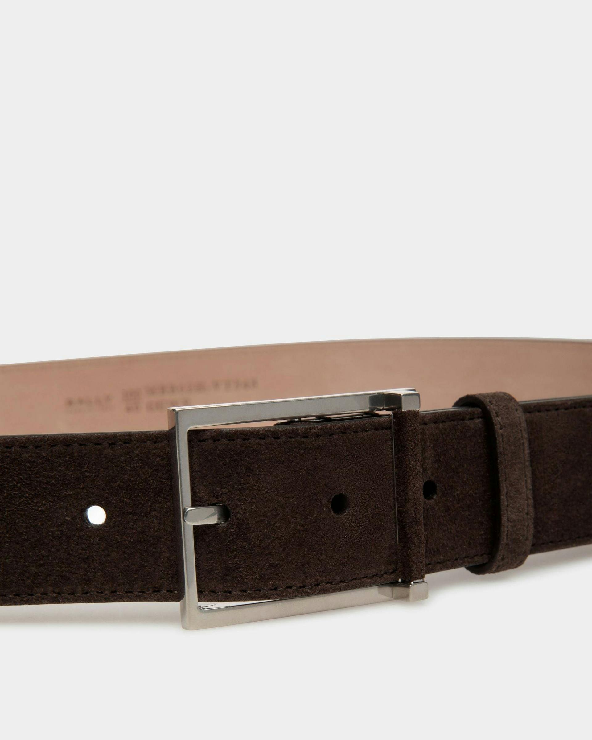 Men's Dress Belt In Brown Leather | Bally | Still Life Detail