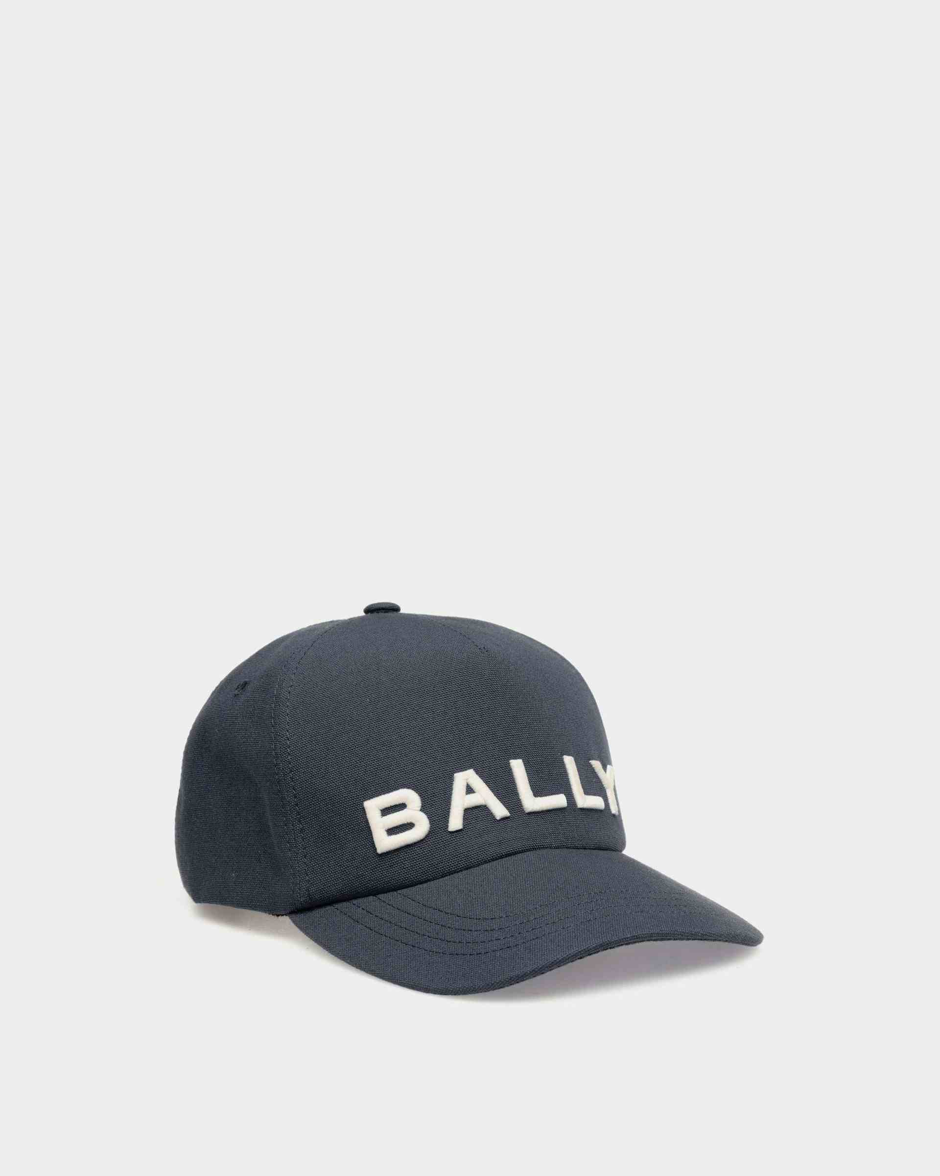 Casquette de baseball avec logo brodÃ© Coton Bleu Nuit - Homme - Bally