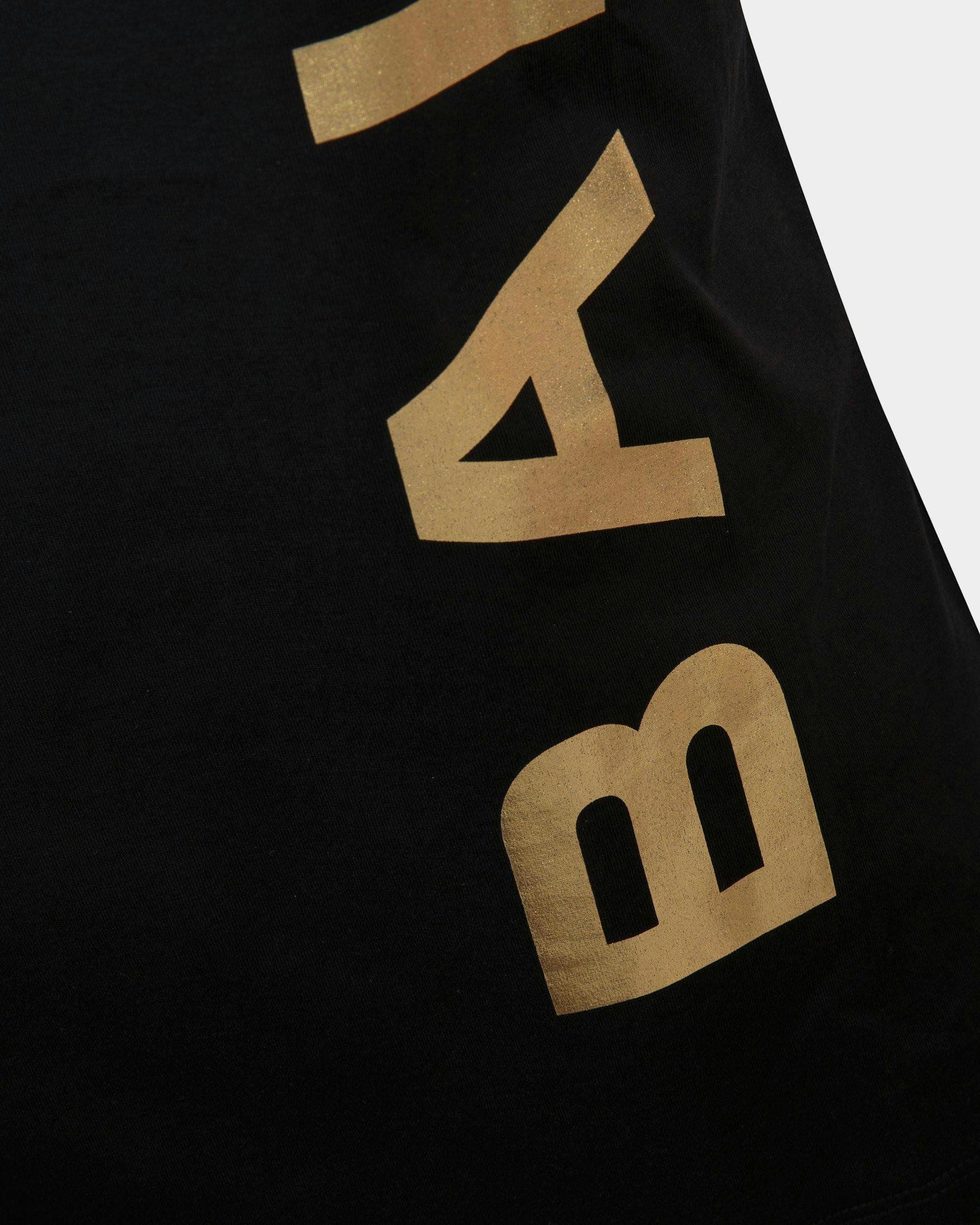 T-Shirt En Coton Noir - Homme - Bally - 02
