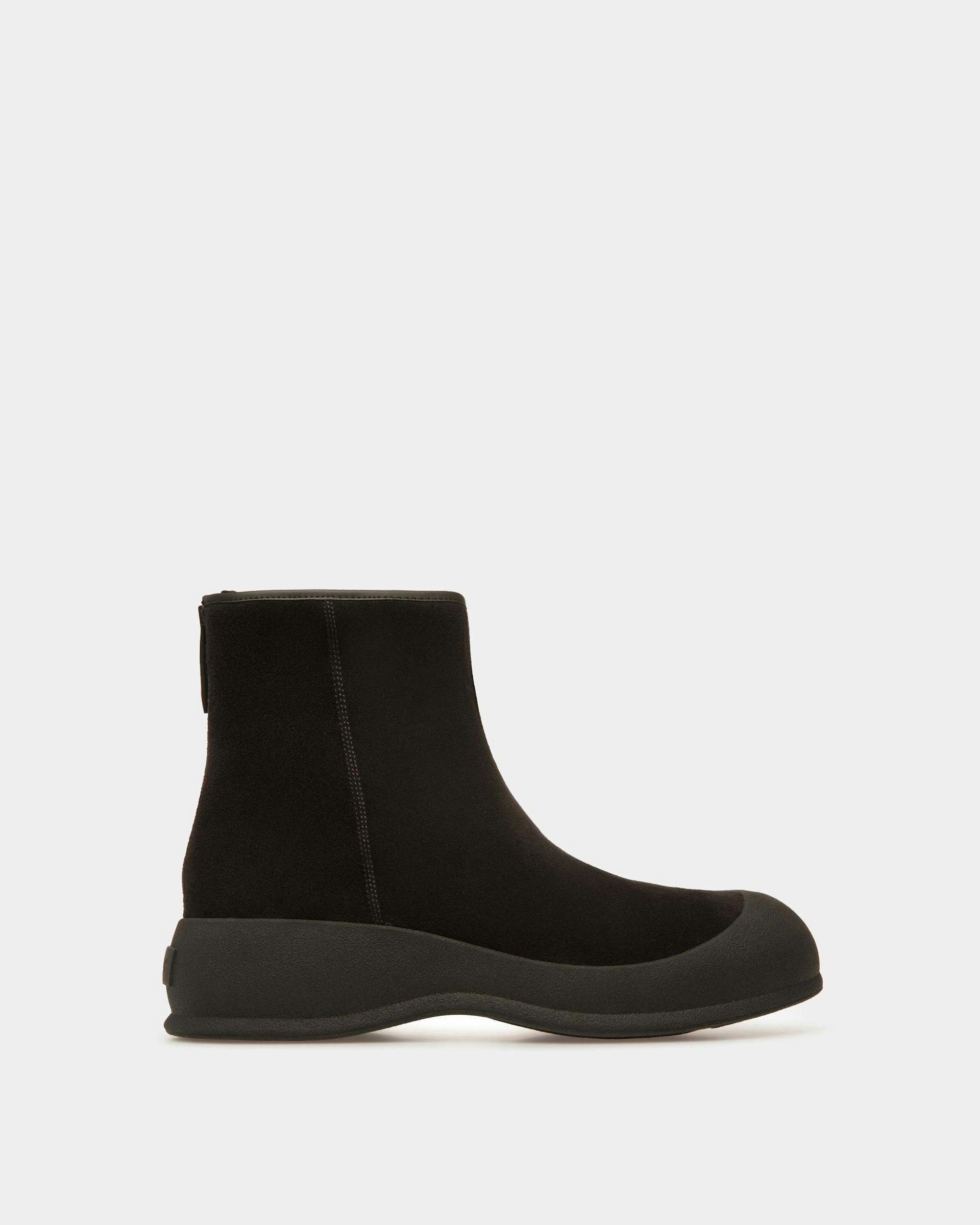 Men's Frei Snow Boots In Black Leather | Bally | Still Life Side