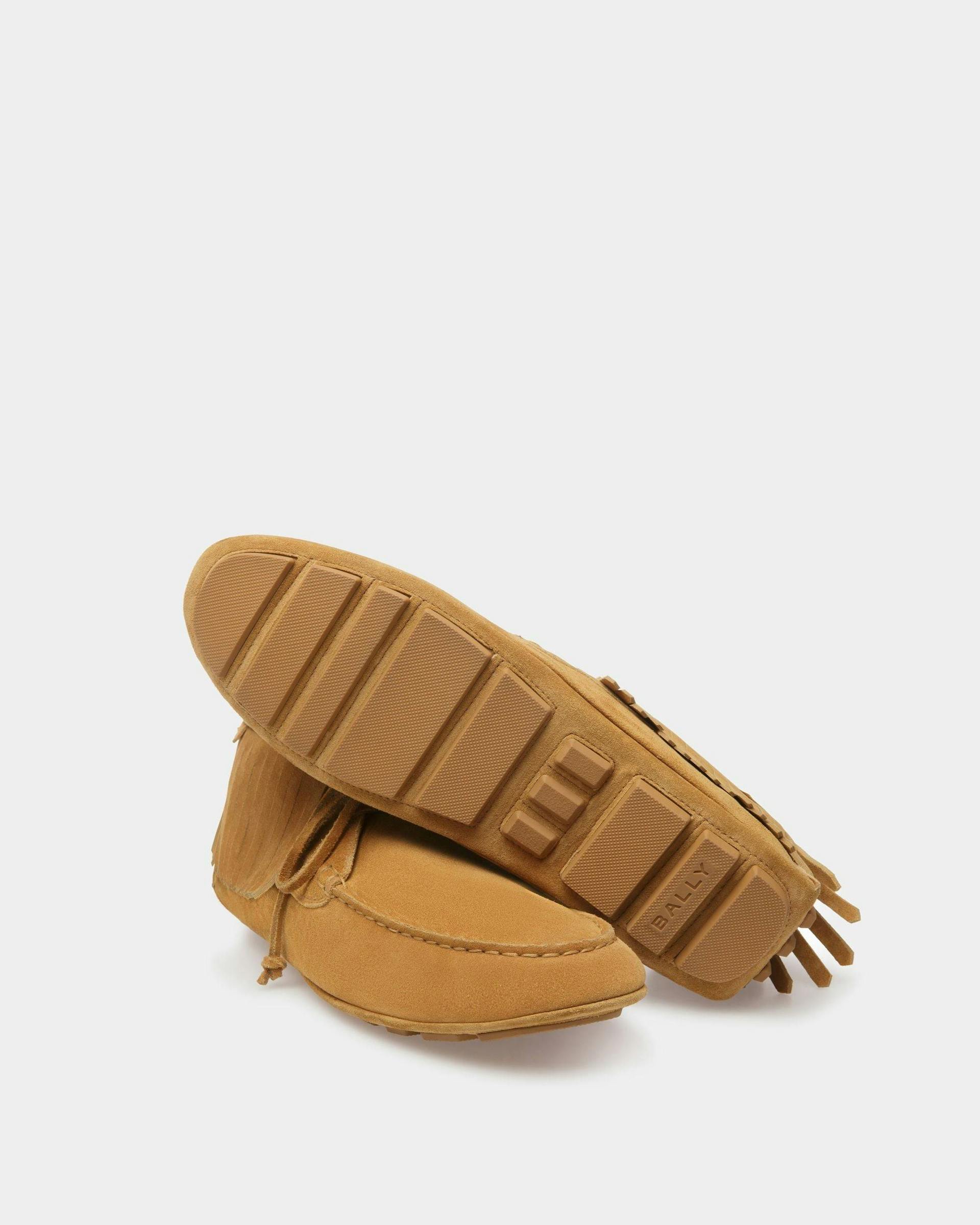 Men's Kerbs Driver Shoes In Desert Leather | Bally | Still Life Below