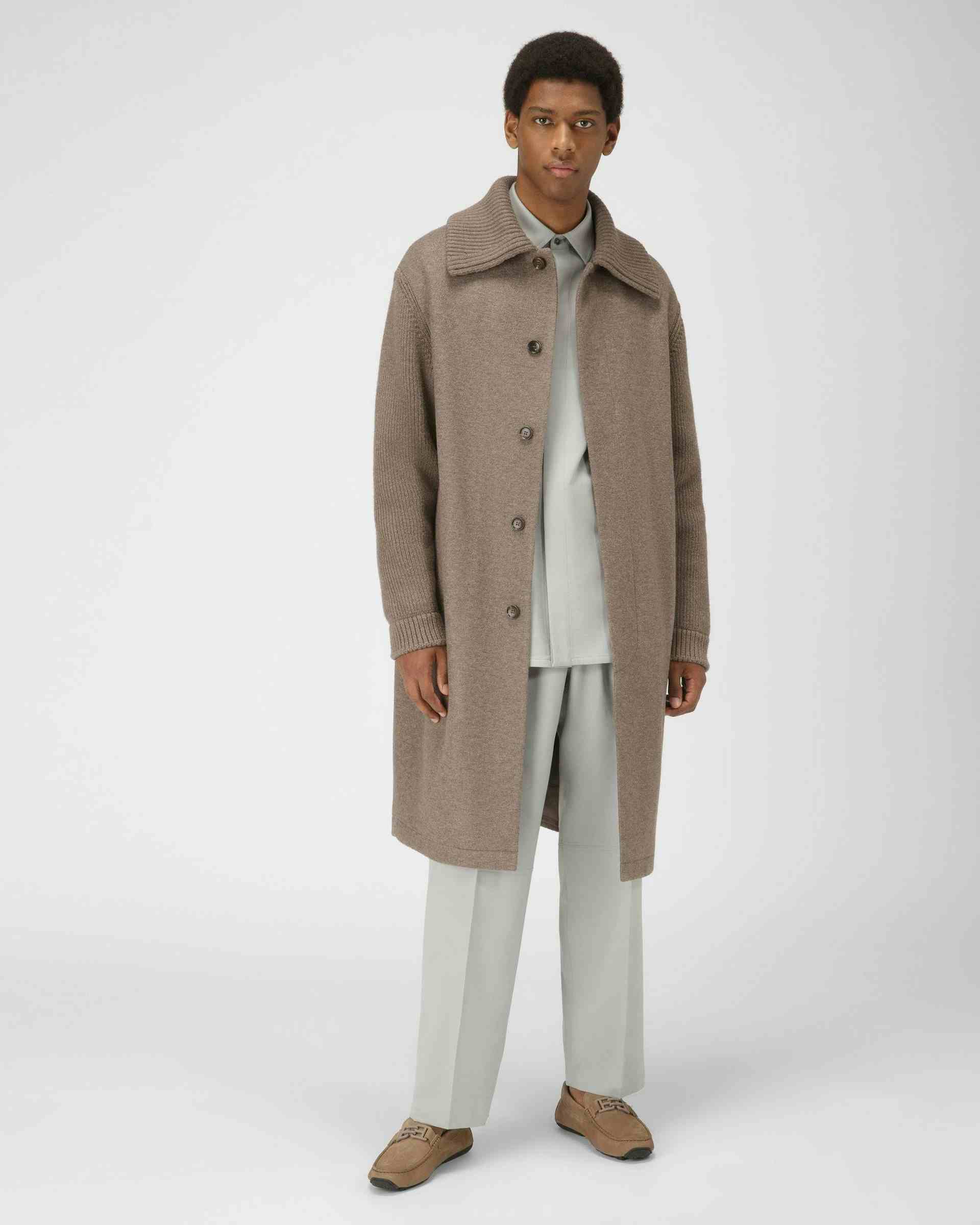 Parsal Drivers En Cuir Taupe - Homme - Bally