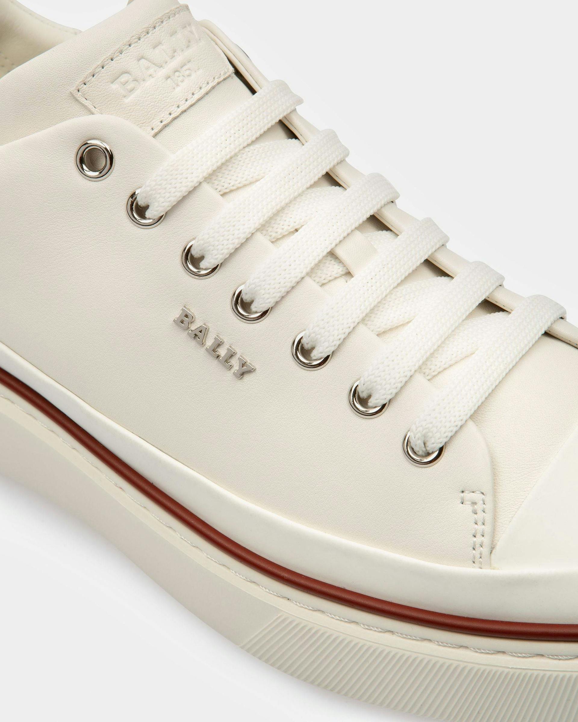 Maily Sneakers En Cuir Blanc - Homme - Bally - 04