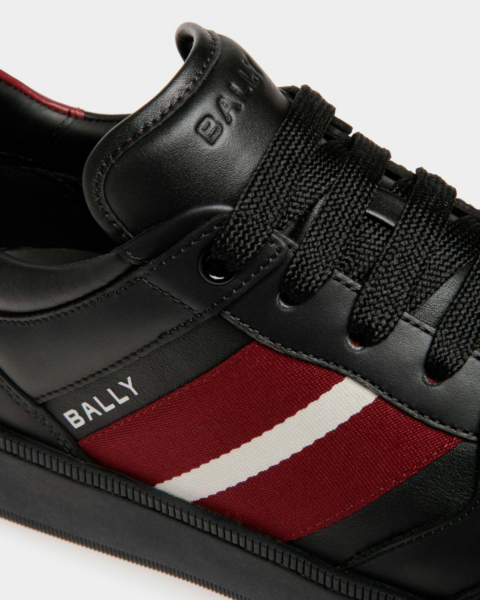 Men's Raise Sneaker In Black Leather | Bally | Still Life Detail