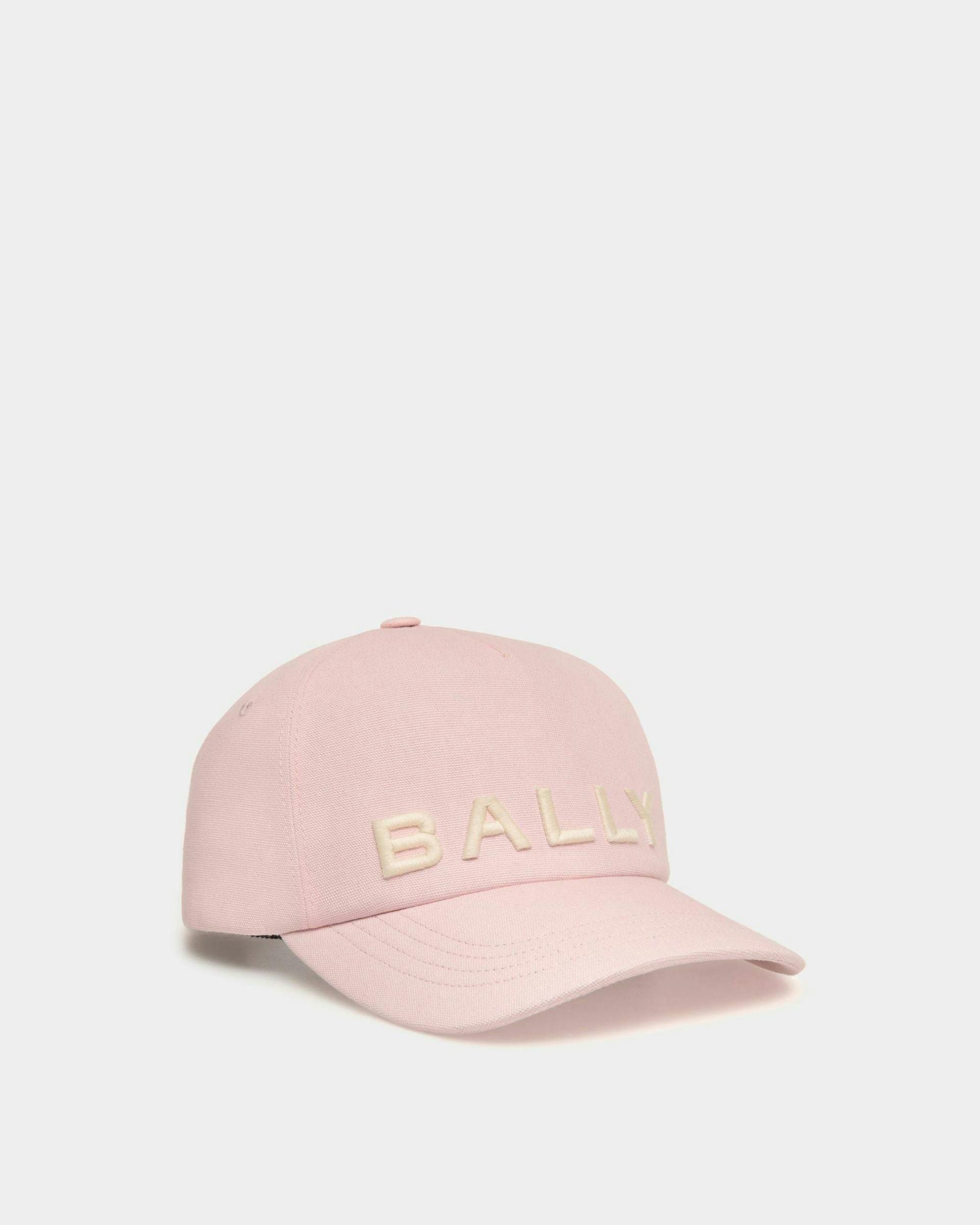 Women's Baseball Hat in Pink Cotton | Bally | Still Life Front
