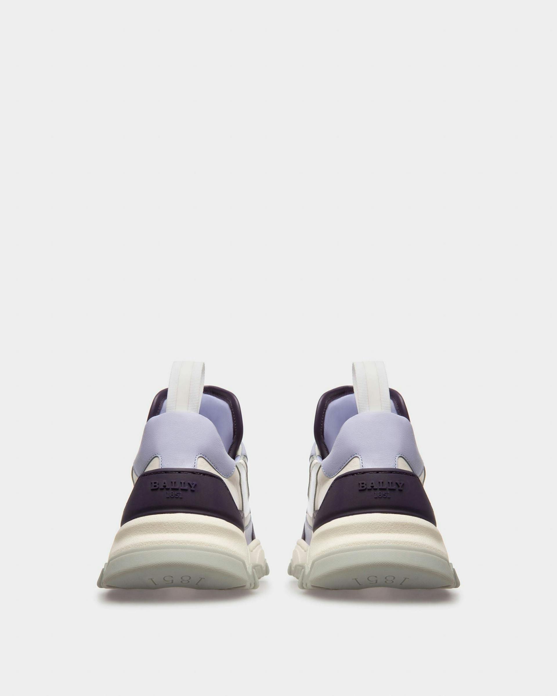 Holden Sneakers En Tissu Et Cuir Violet Et Blanc - Femme - Bally - 04