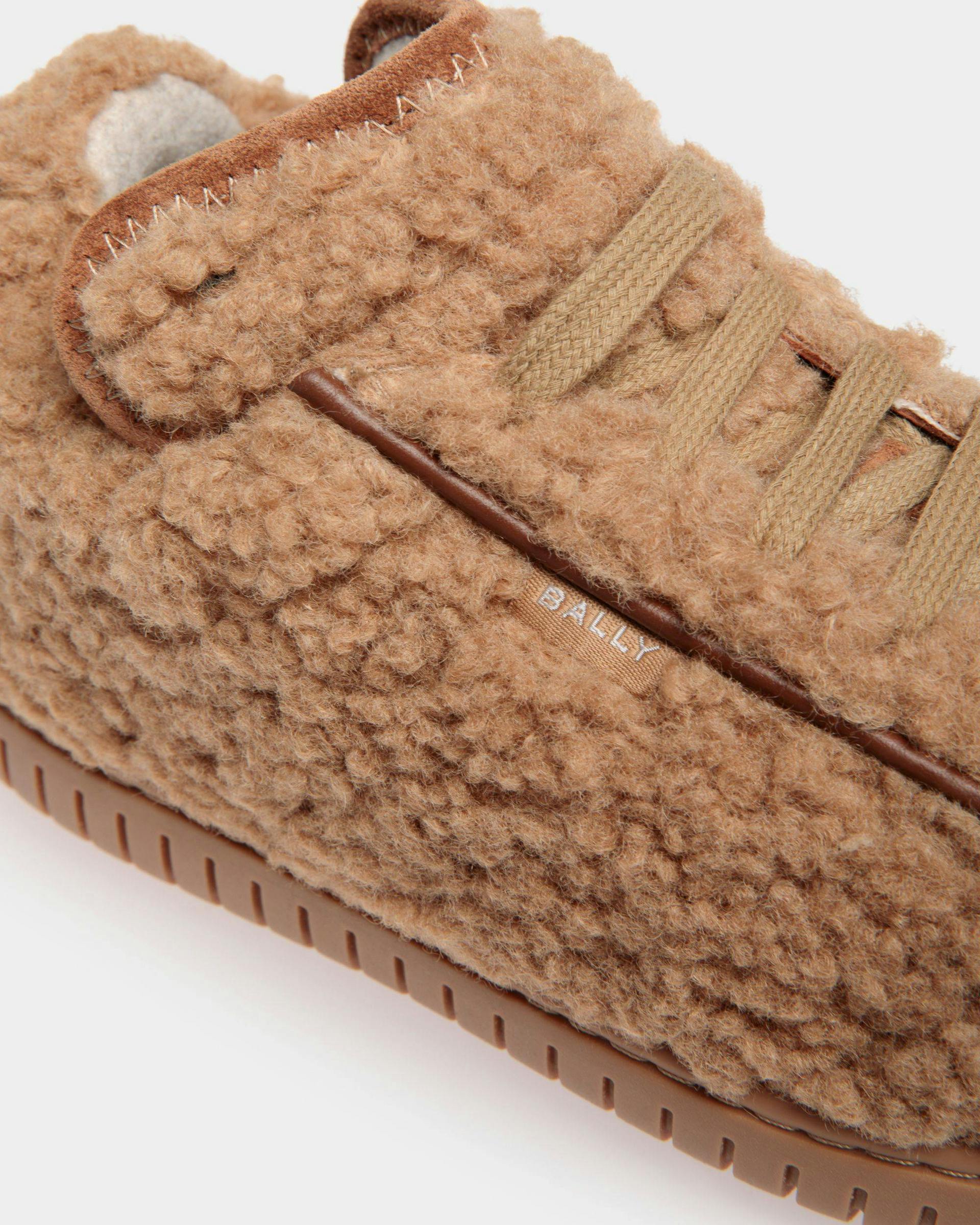 Women's Player Sneakers In Brown Synthetic Fur | Bally | Still Life Detail