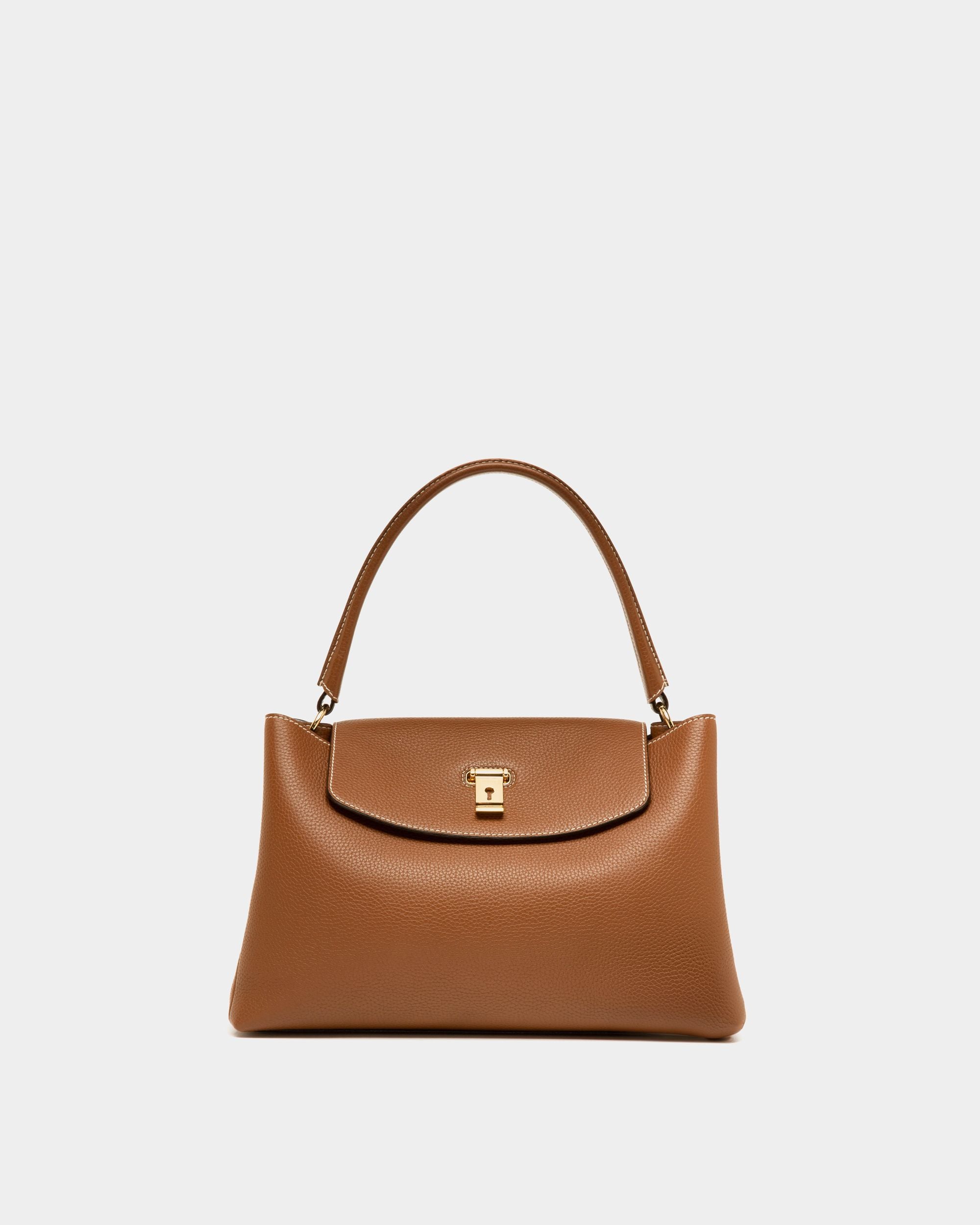 Layka Sac À Main En Cuir Marron - Femme - Bally - 01