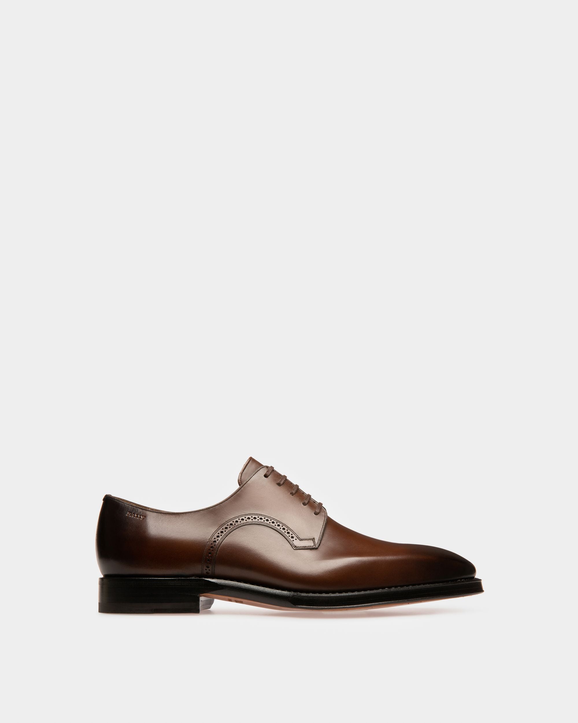Scamardo Derbys En Cuir Marron - Homme - Bally - 01