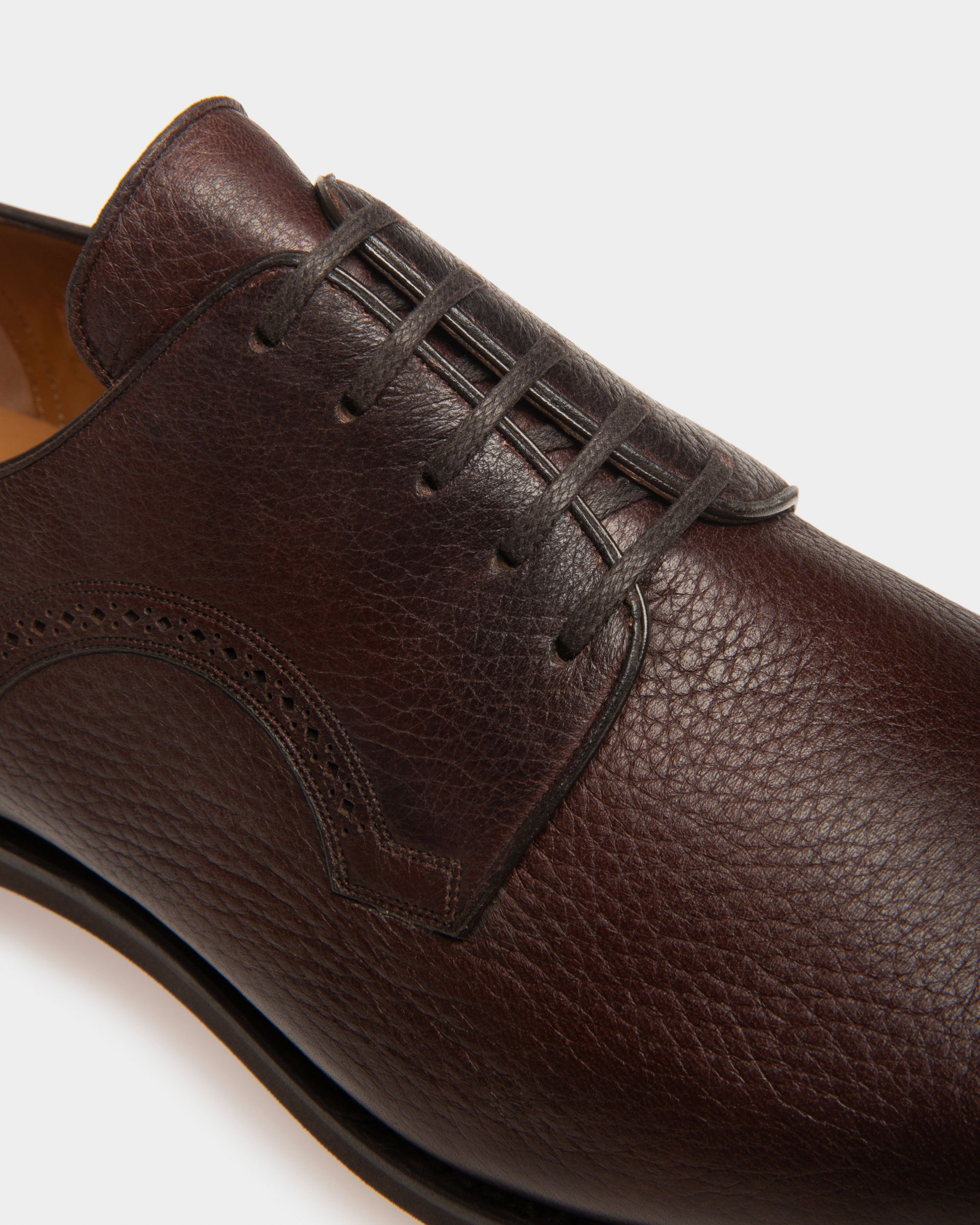 Scrivani Derbys En Cuir Marron - Homme - Bally - 04