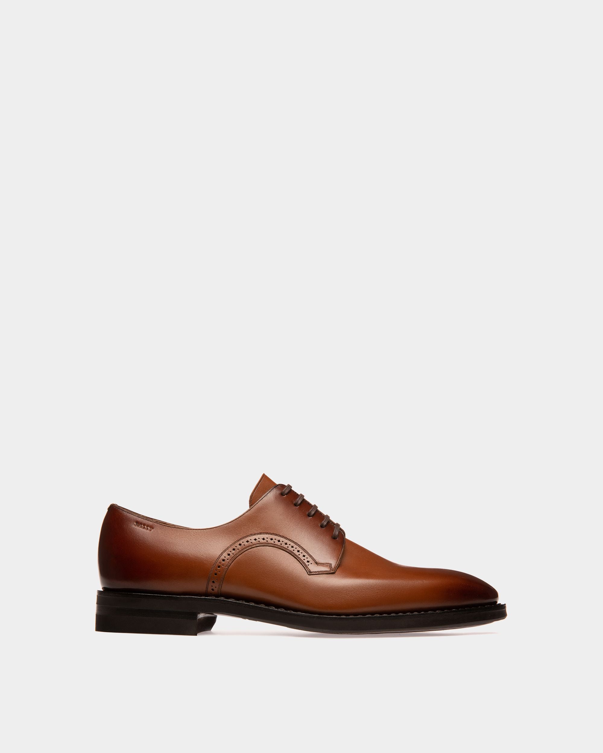 Scrivani Derbys En Cuir Marron - Homme - Bally - 01
