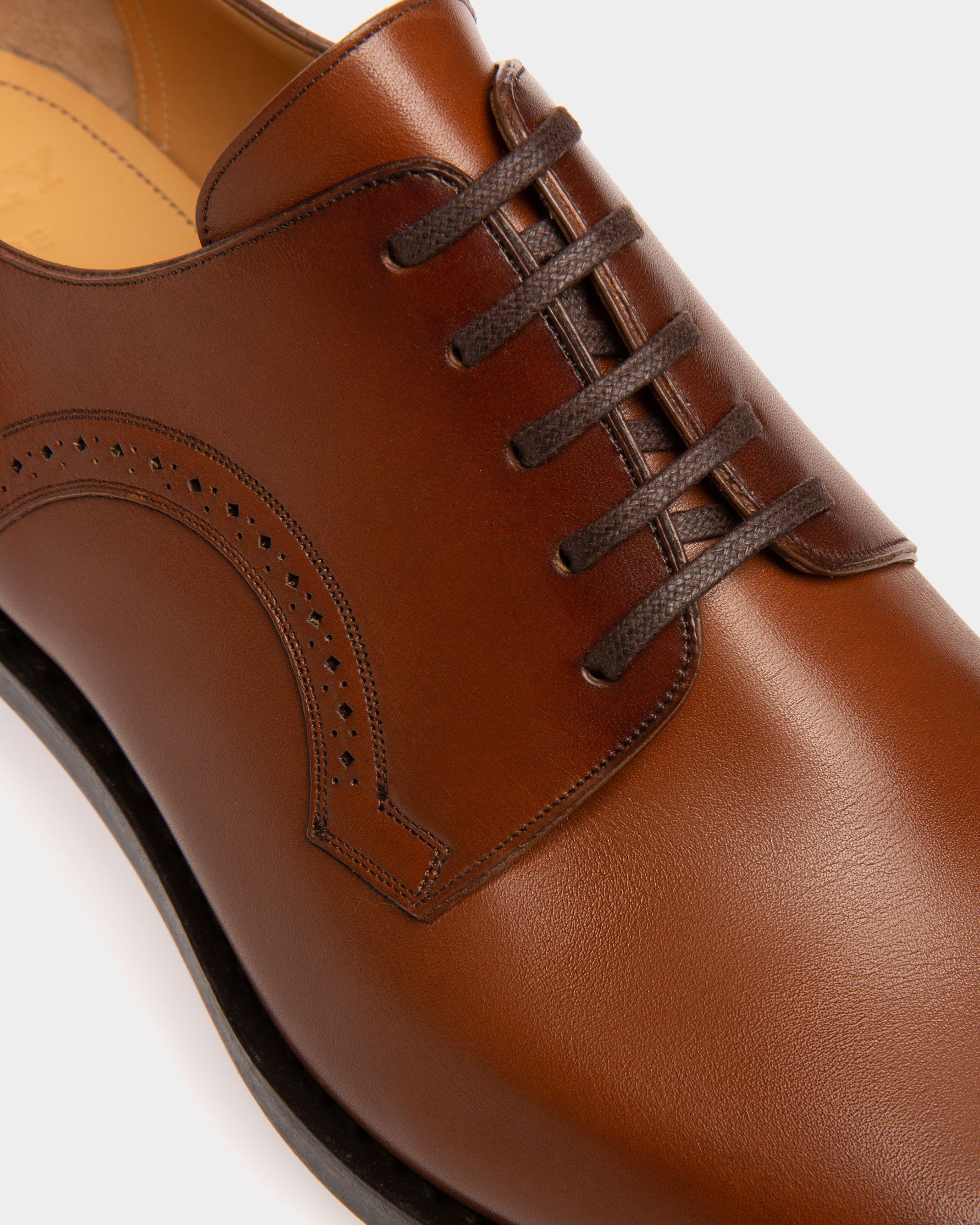 Scrivani Derbys En Cuir Marron - Homme - Bally - 04