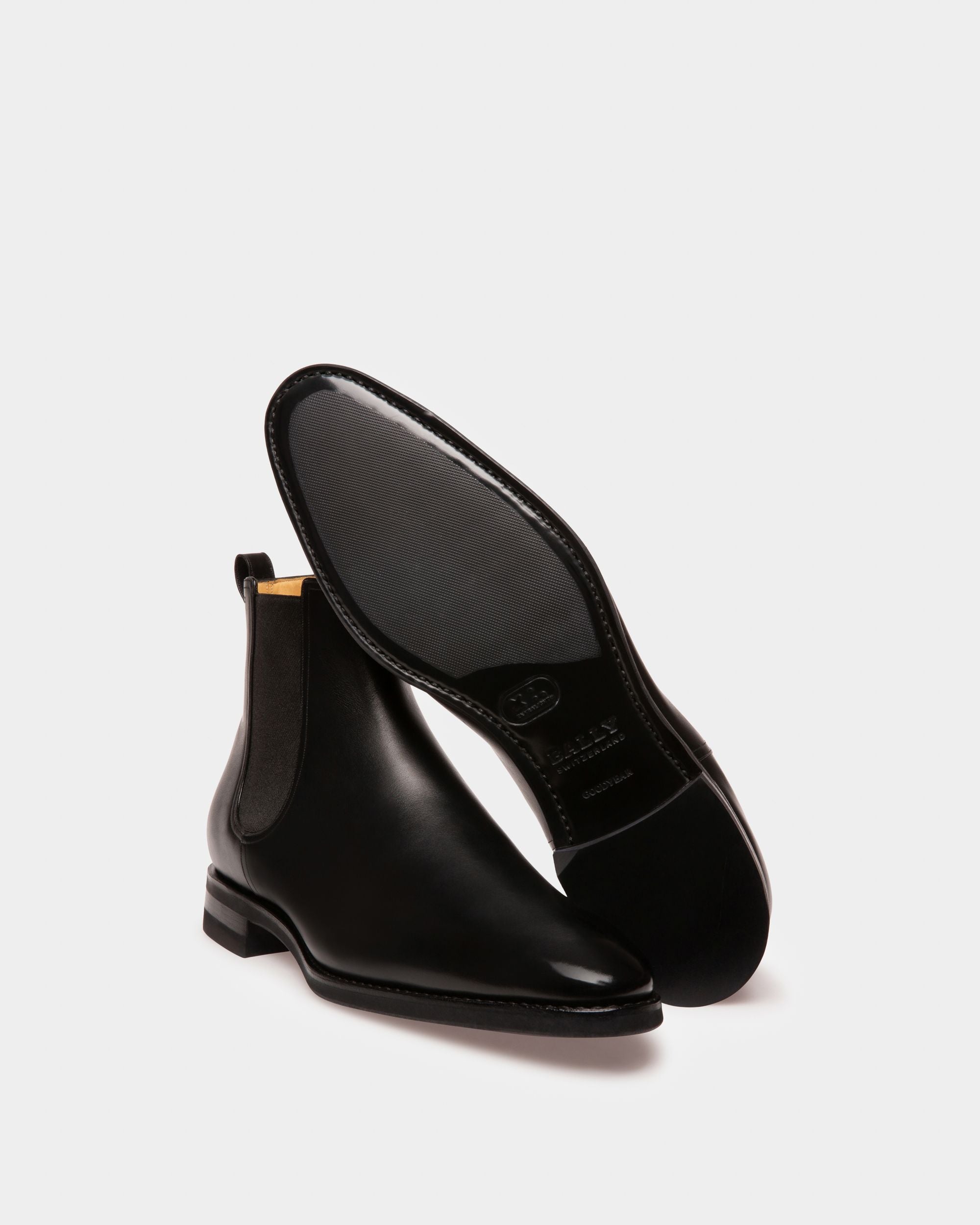 Scavone Bottines En Cuir Noir - Homme - Bally - 05