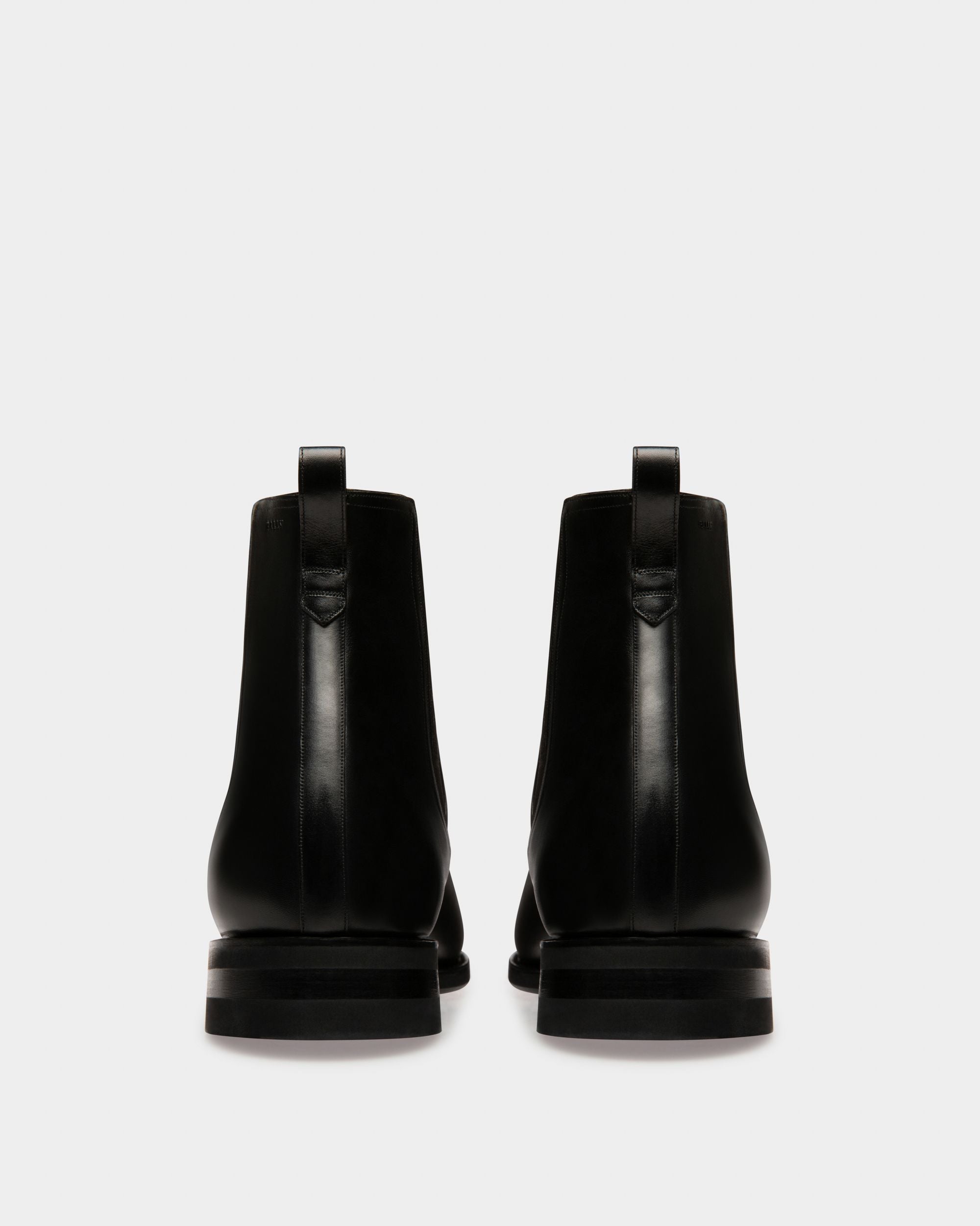 Scavone Bottines En Cuir Noir - Homme - Bally - 02