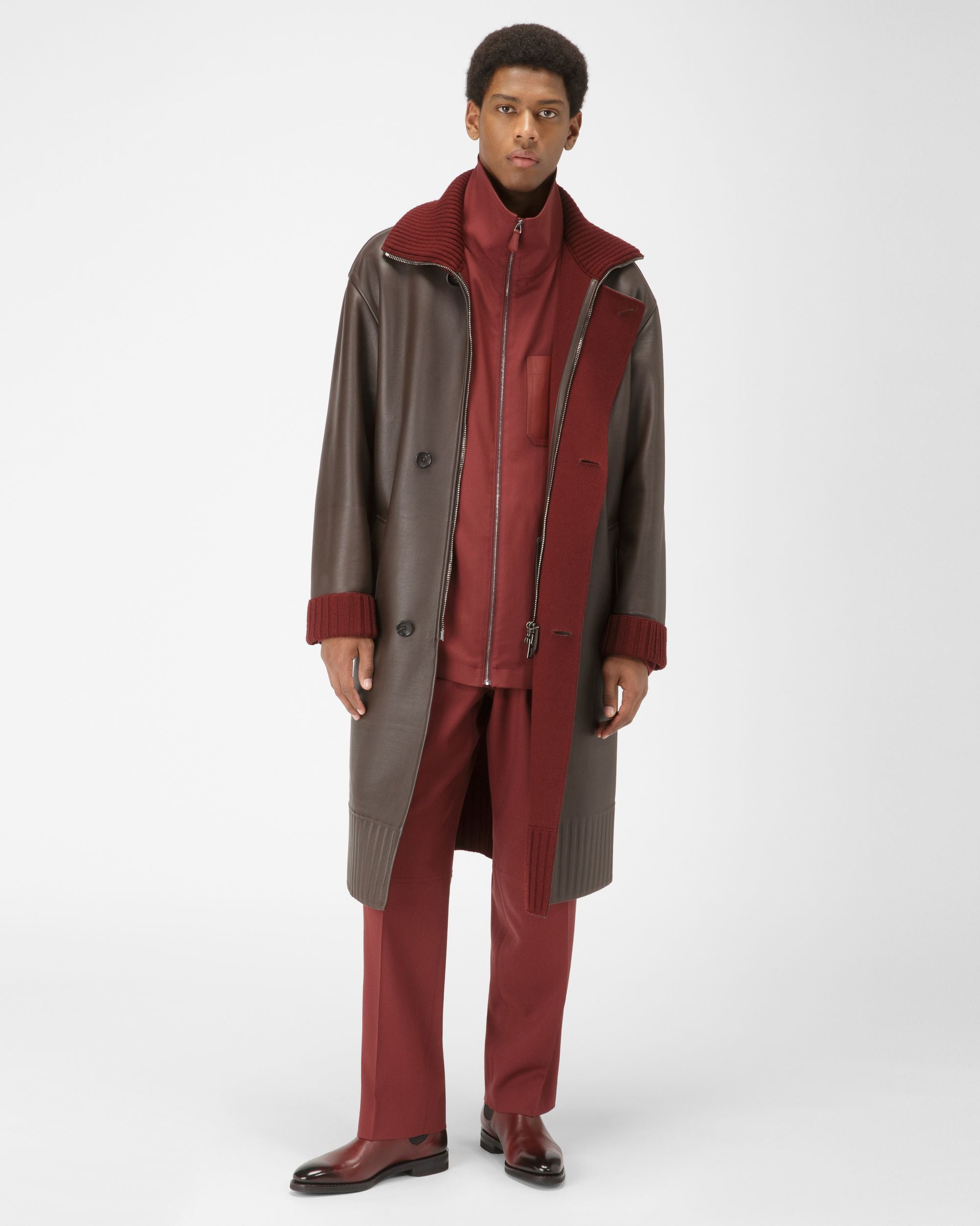 Scavone Bottes En Cuir Rouge Héritage - Homme - Bally - 01