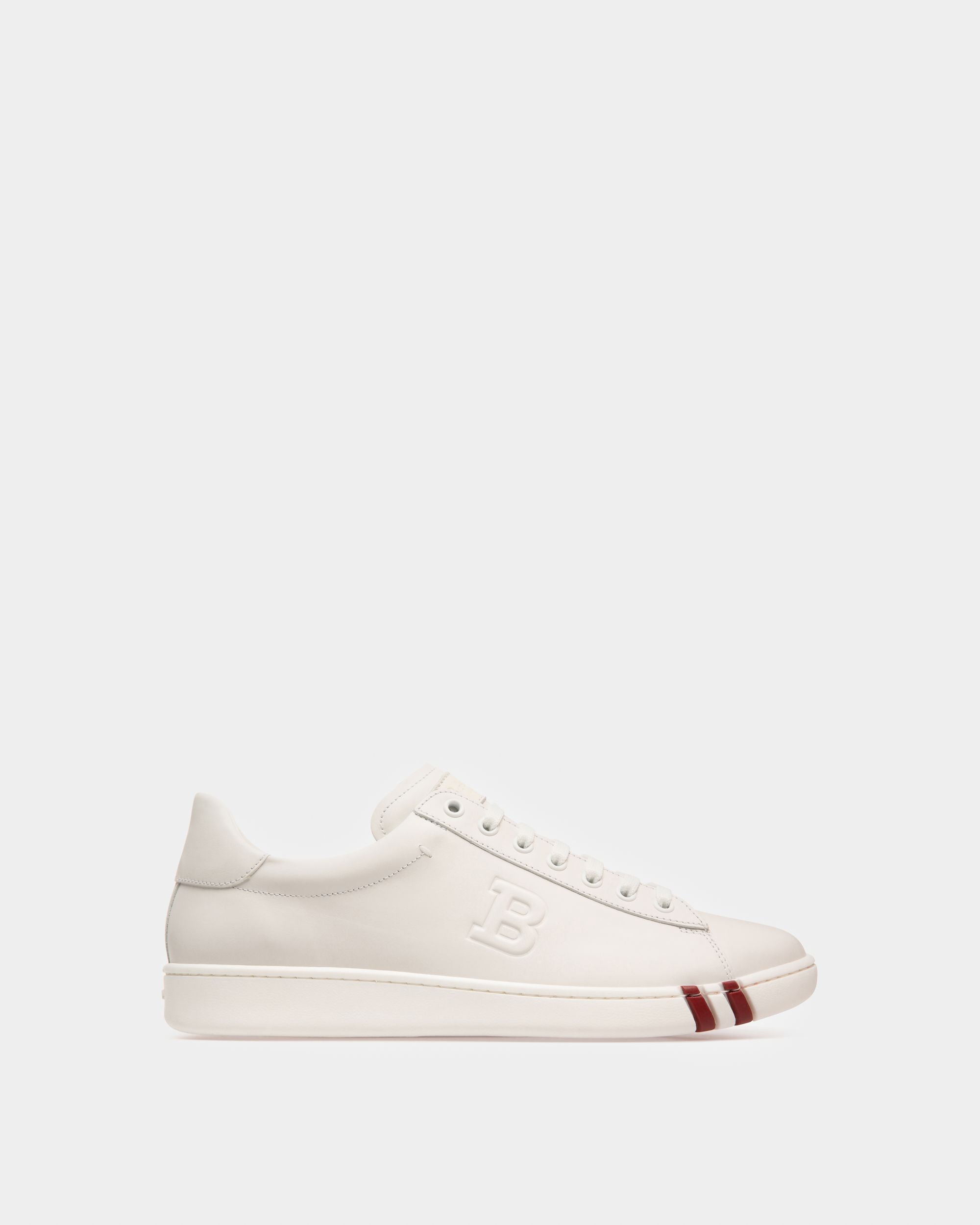 Wivian Sneakers En Cuir Blanc - Femme - Bally - 01