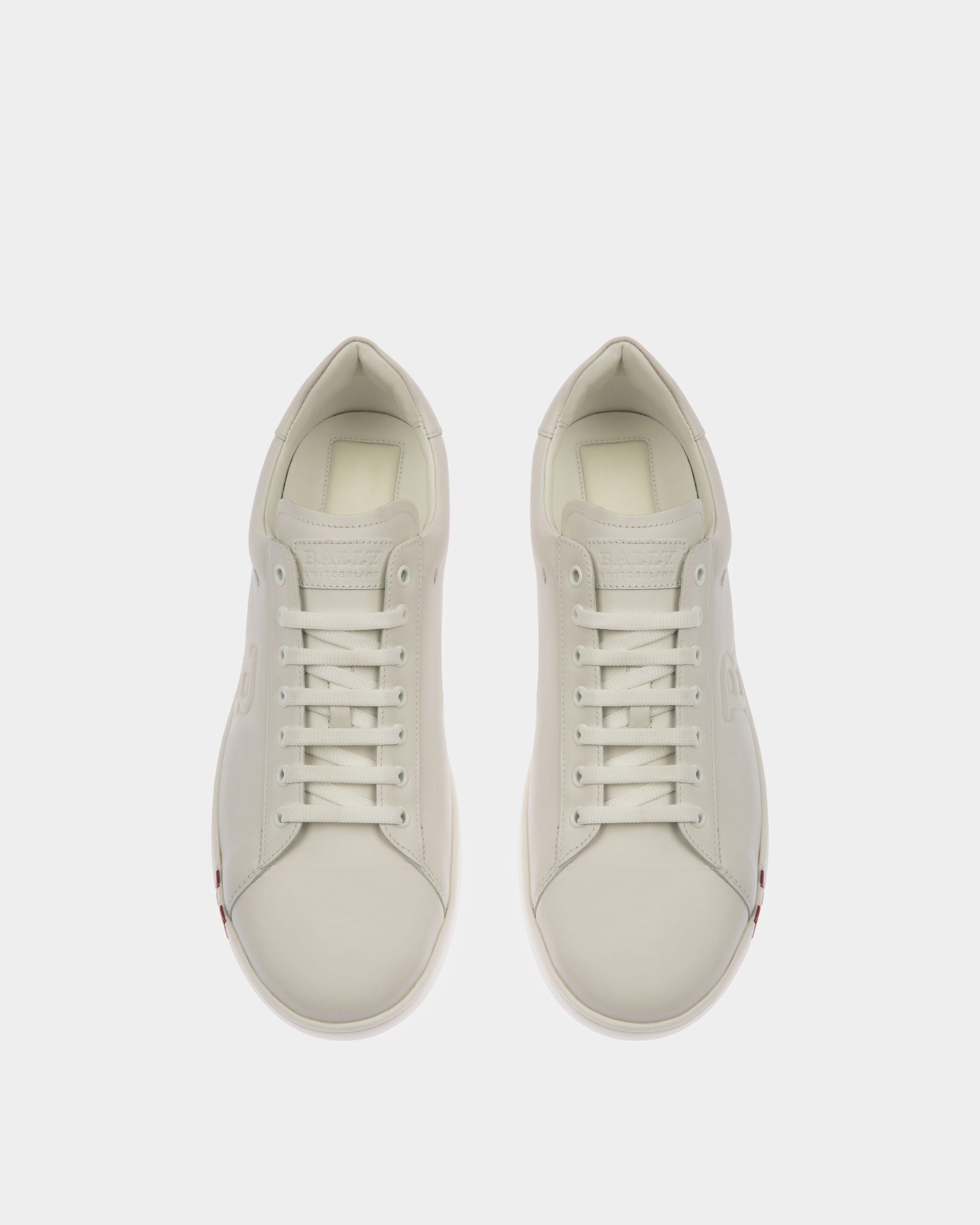 Asher Sneakers En Cuir Blanc - Homme - Bally - 02