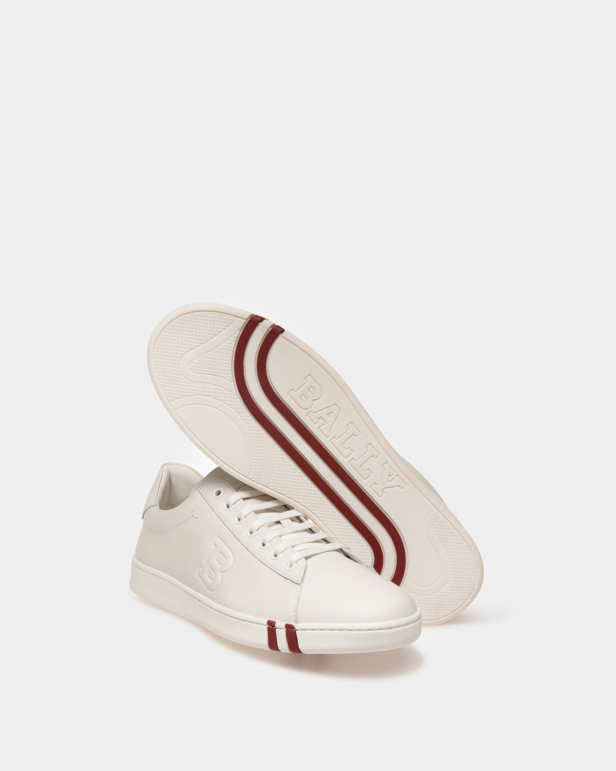 Asher Sneakers En Cuir Blanc - Homme - Bally - 05