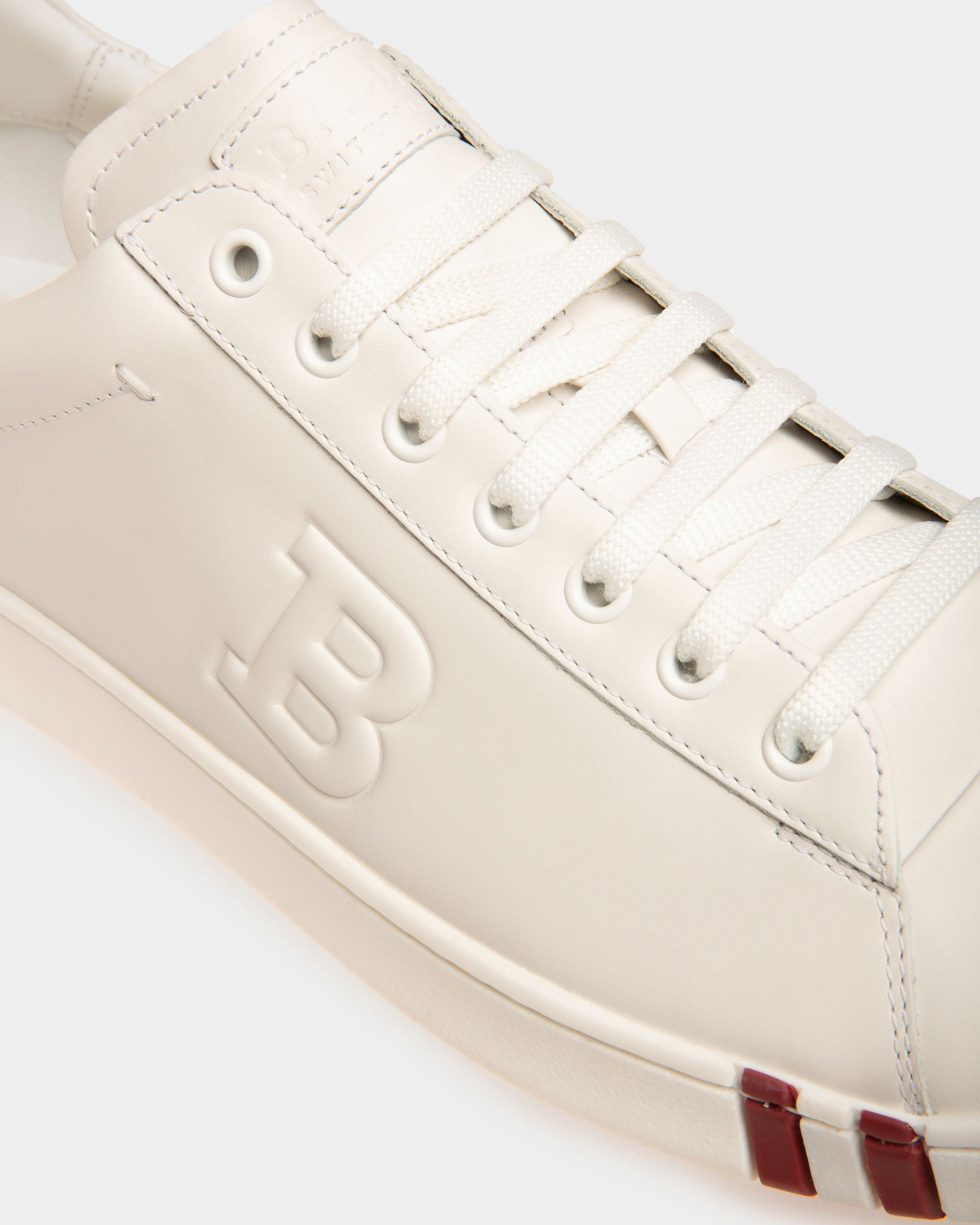 Asher Sneakers En Cuir Blanc - Homme - Bally - 06