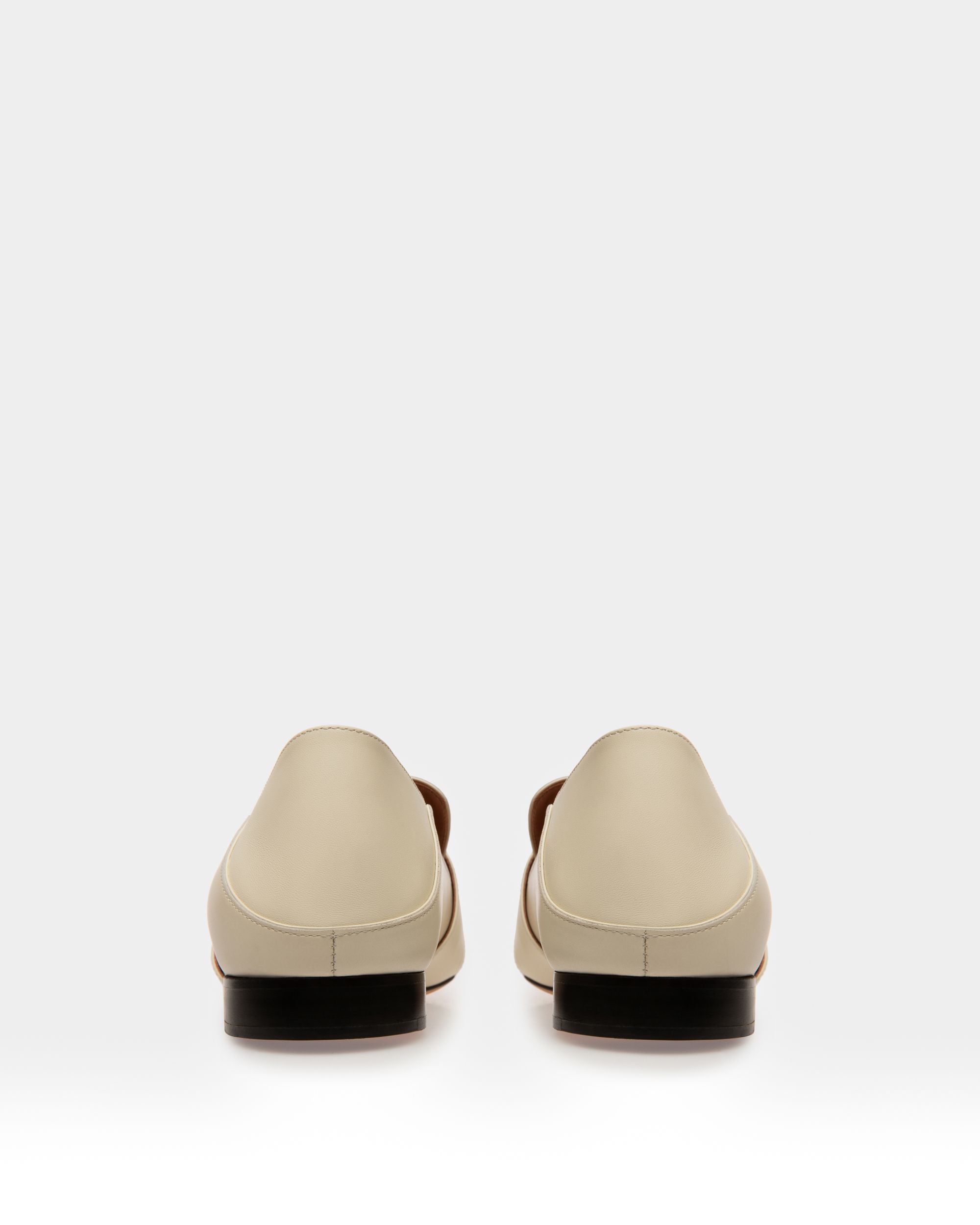 Slipper Janelle Pour Femme En Cuir De Veau Ivoire - Femme - Bally - 03