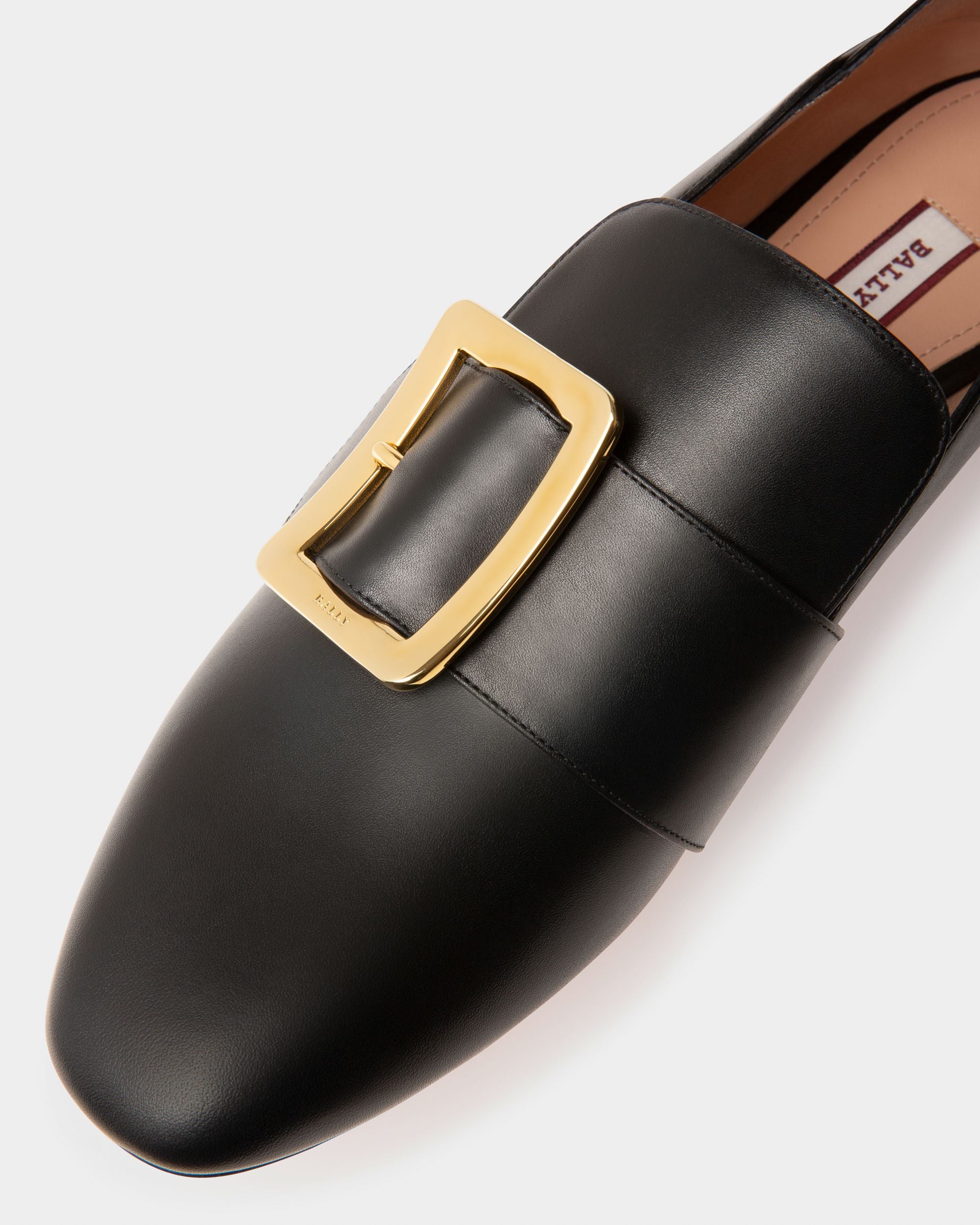 Janelle Mocassins En Cuir Noir - Femme - Bally - 03