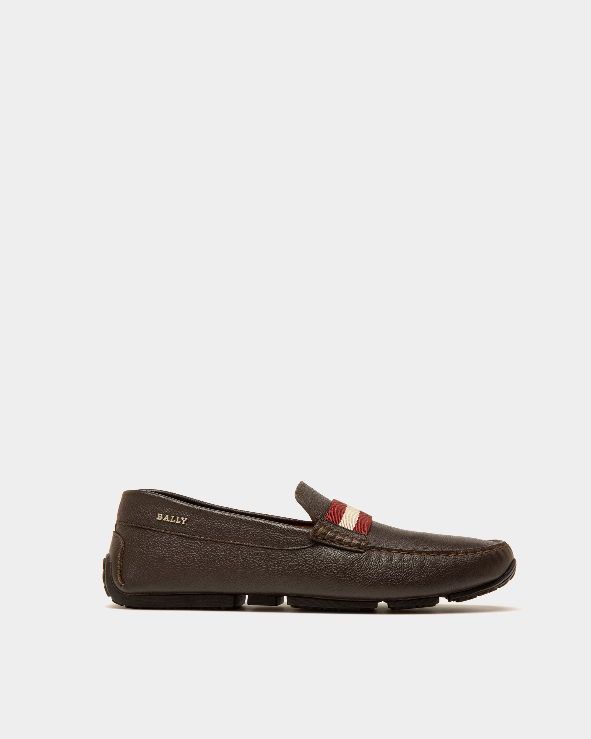 Pearce Drivers En Cuir Marron - Homme - Bally - 01
