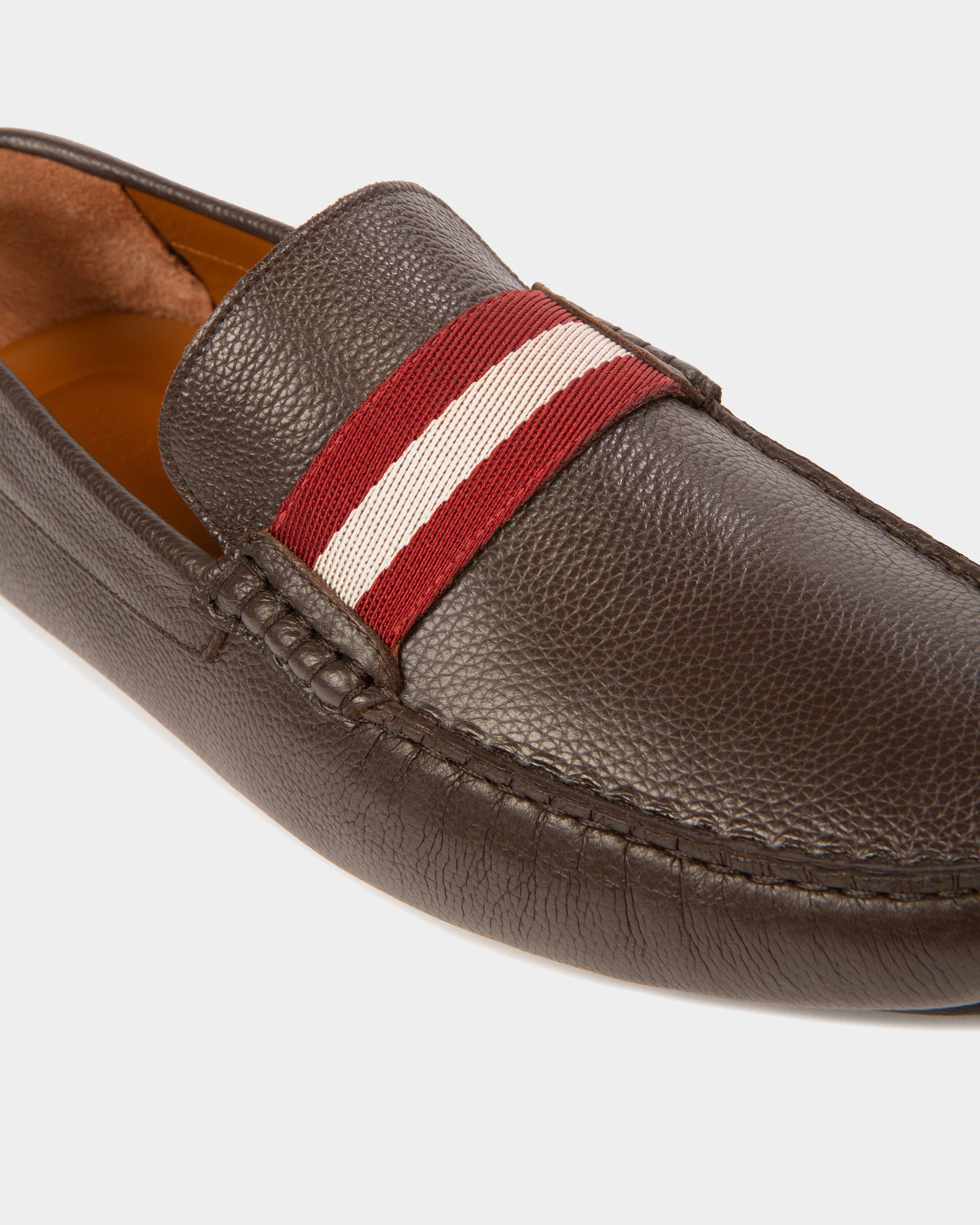 Pearce Drivers En Cuir Marron - Homme - Bally - 04