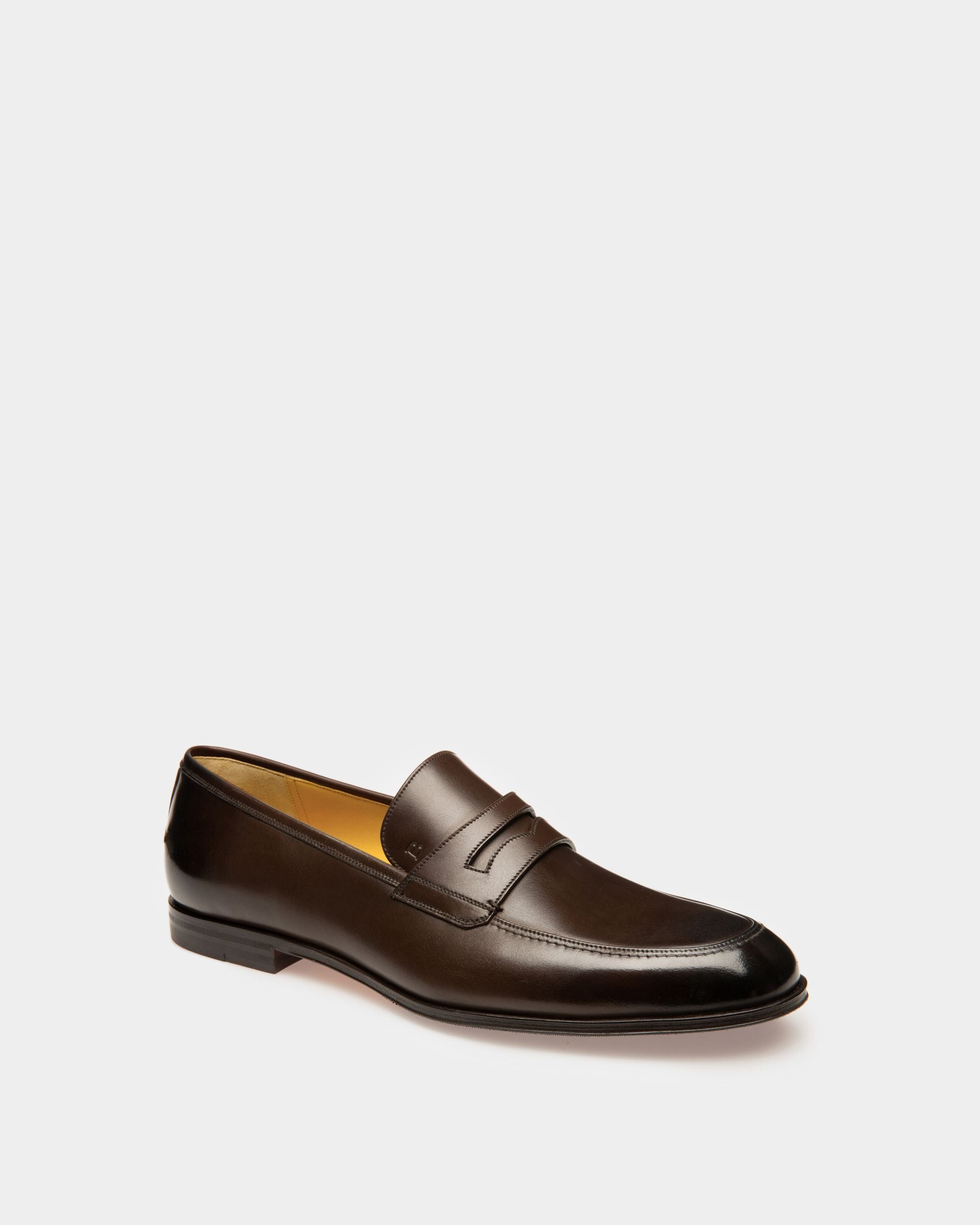 Webb Mocassins En Cuir Café - Homme - Bally - 02