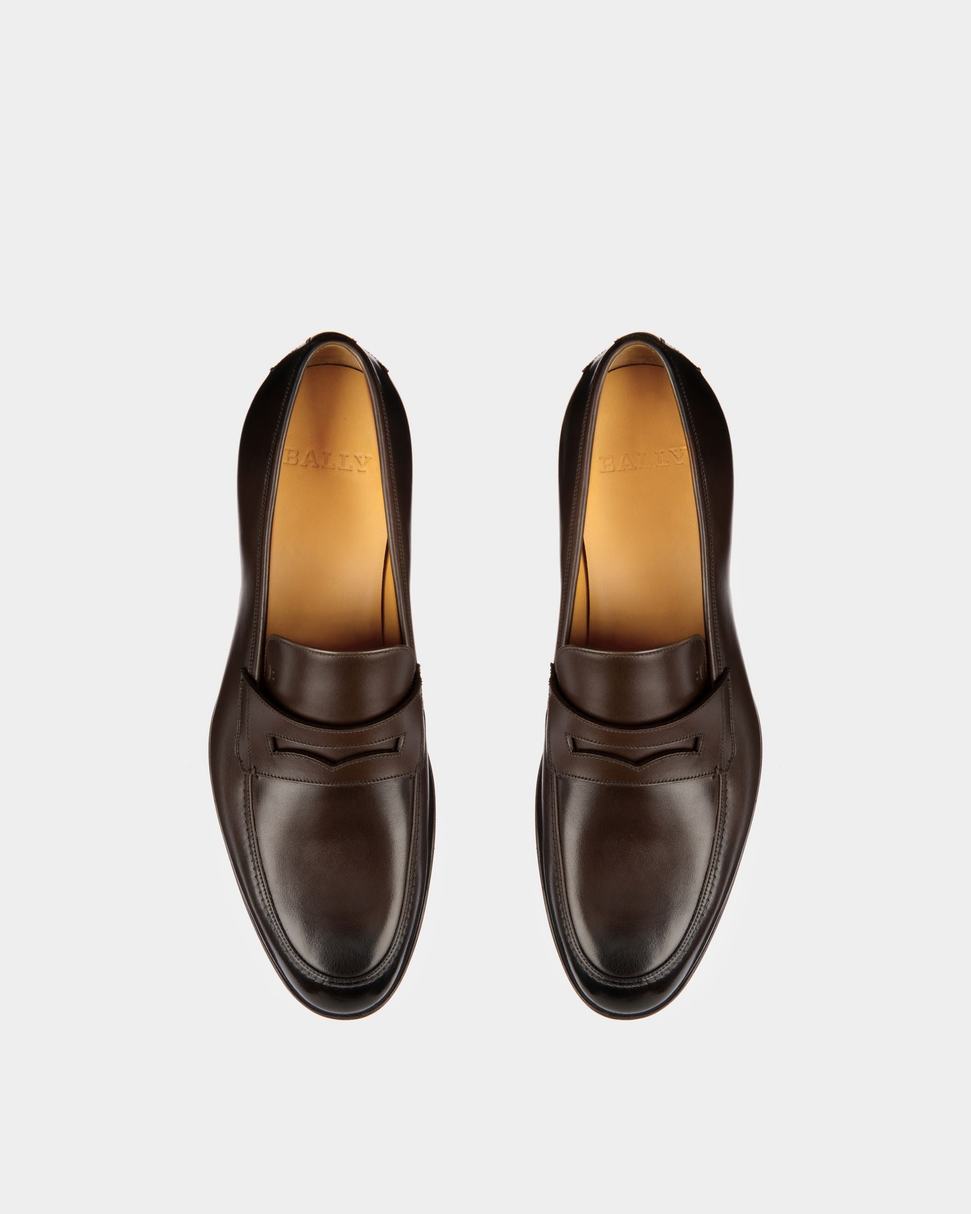 Webb Mocassins En Cuir Café - Homme - Bally - 04