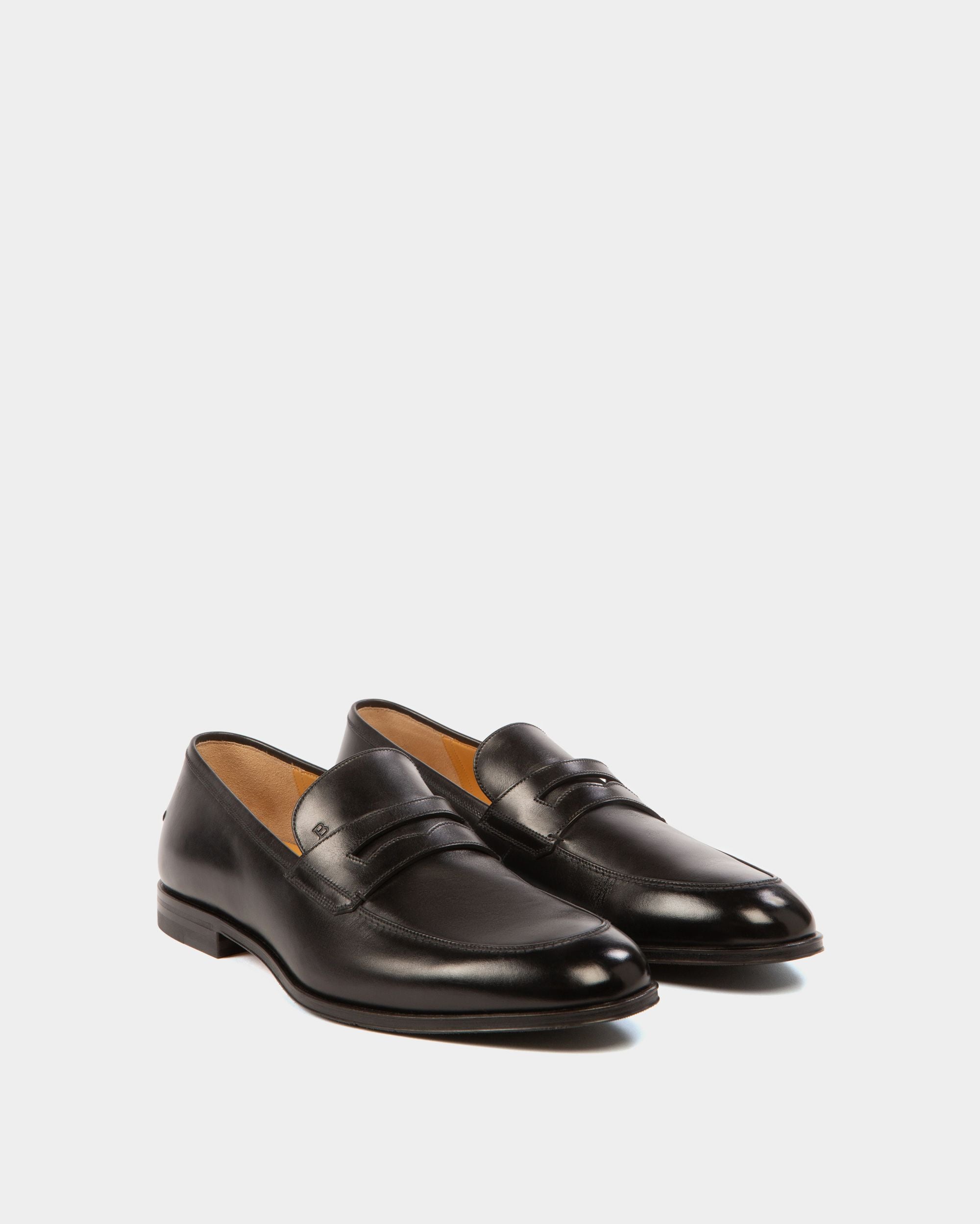 Webb Mocassins En Cuir Noir - Homme - Bally - 03