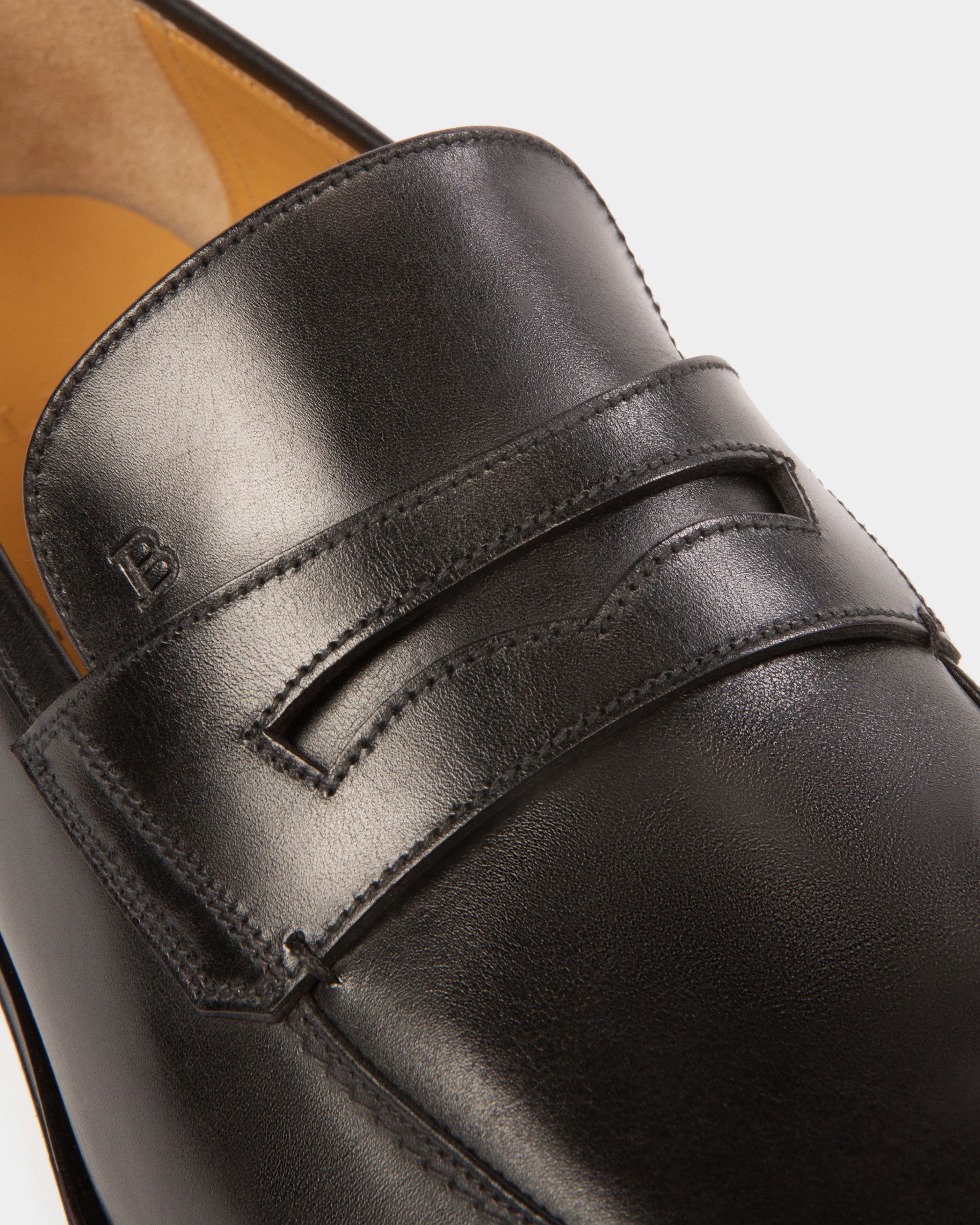 Webb Mocassins En Cuir Noir - Homme - Bally - 04