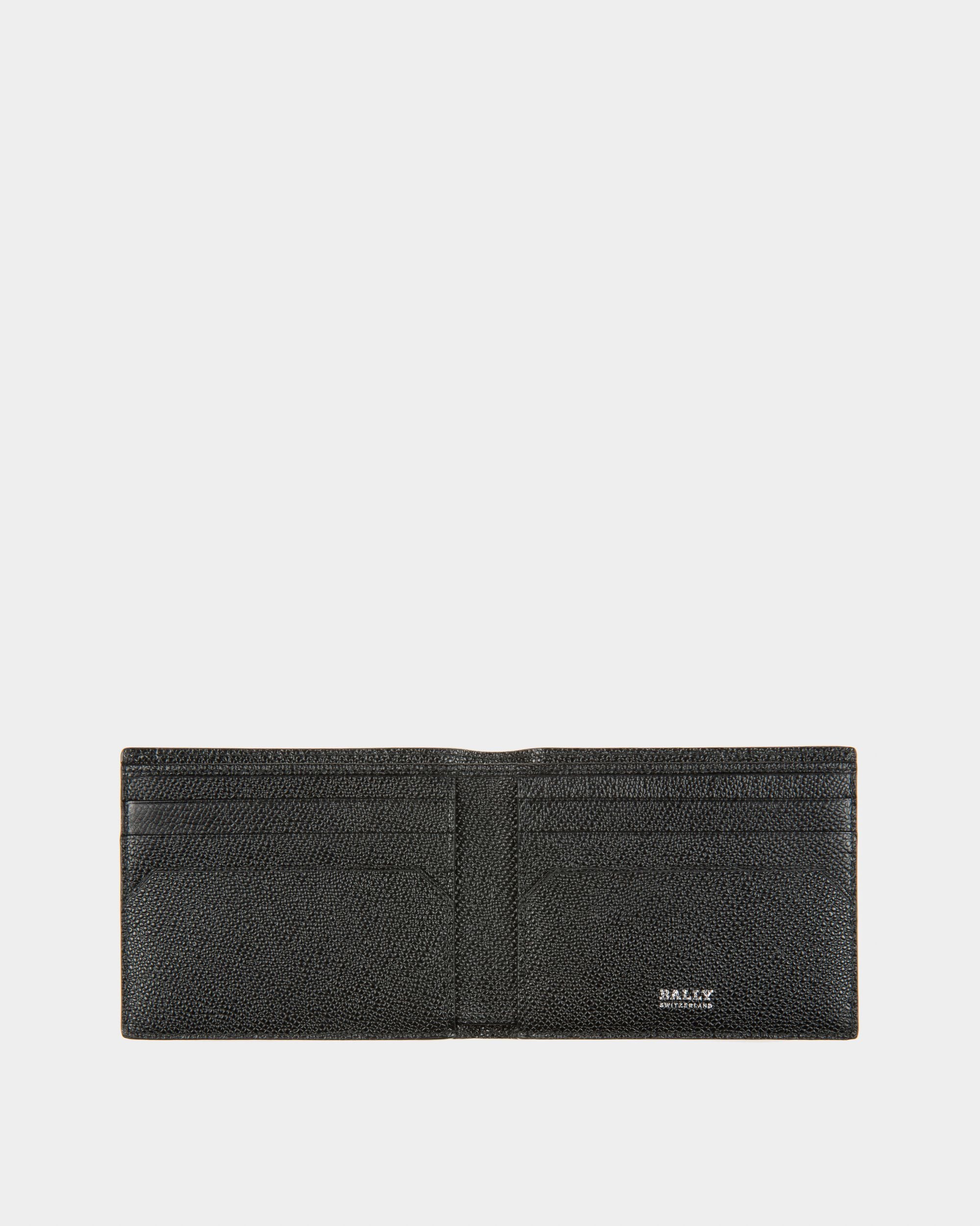 Portefeuille Lettering en cuir noir - Homme - Bally - 03