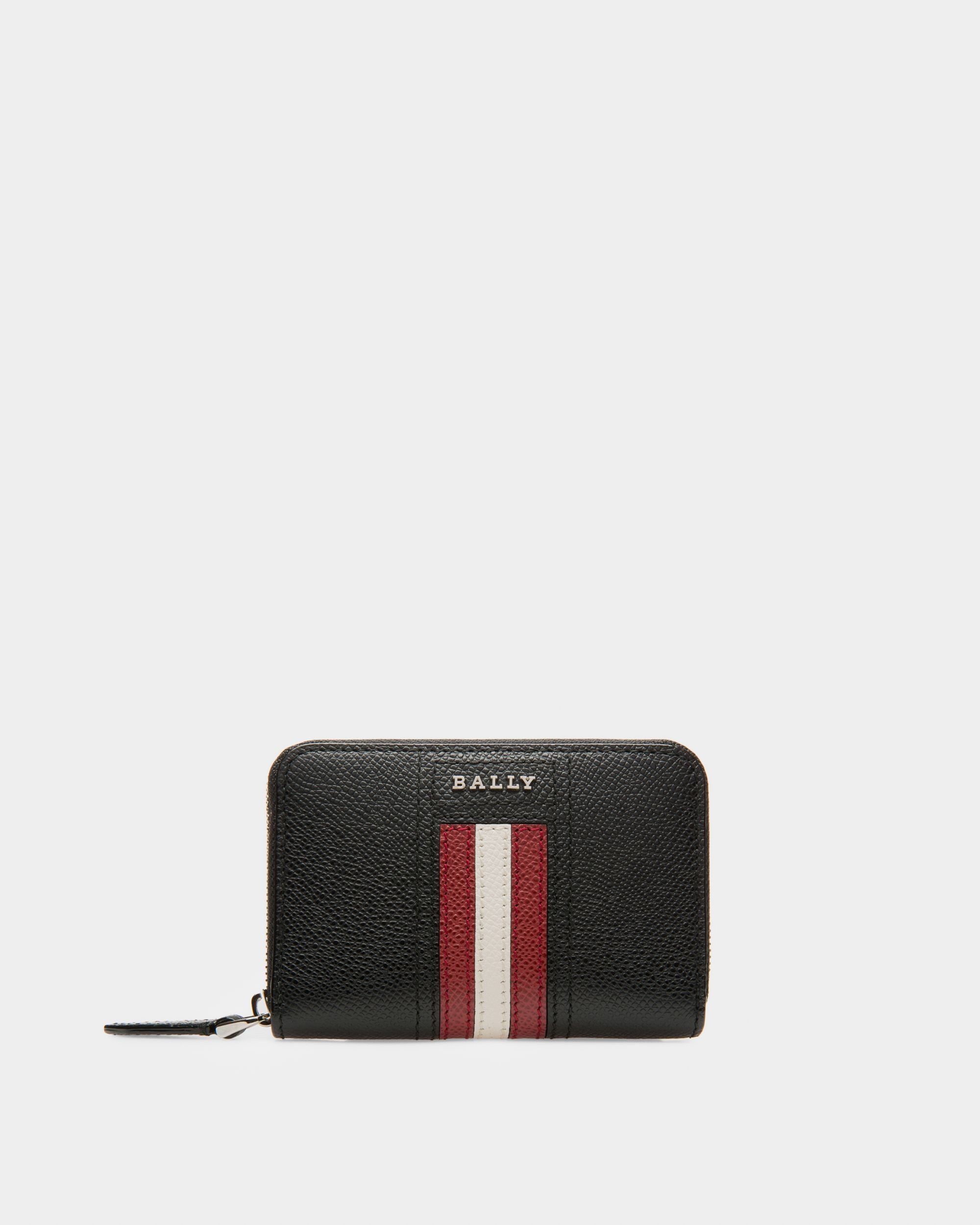 Tivy Portefeuille Avec Porte-Monnaie En Cuir Noir - Homme - Bally - 01