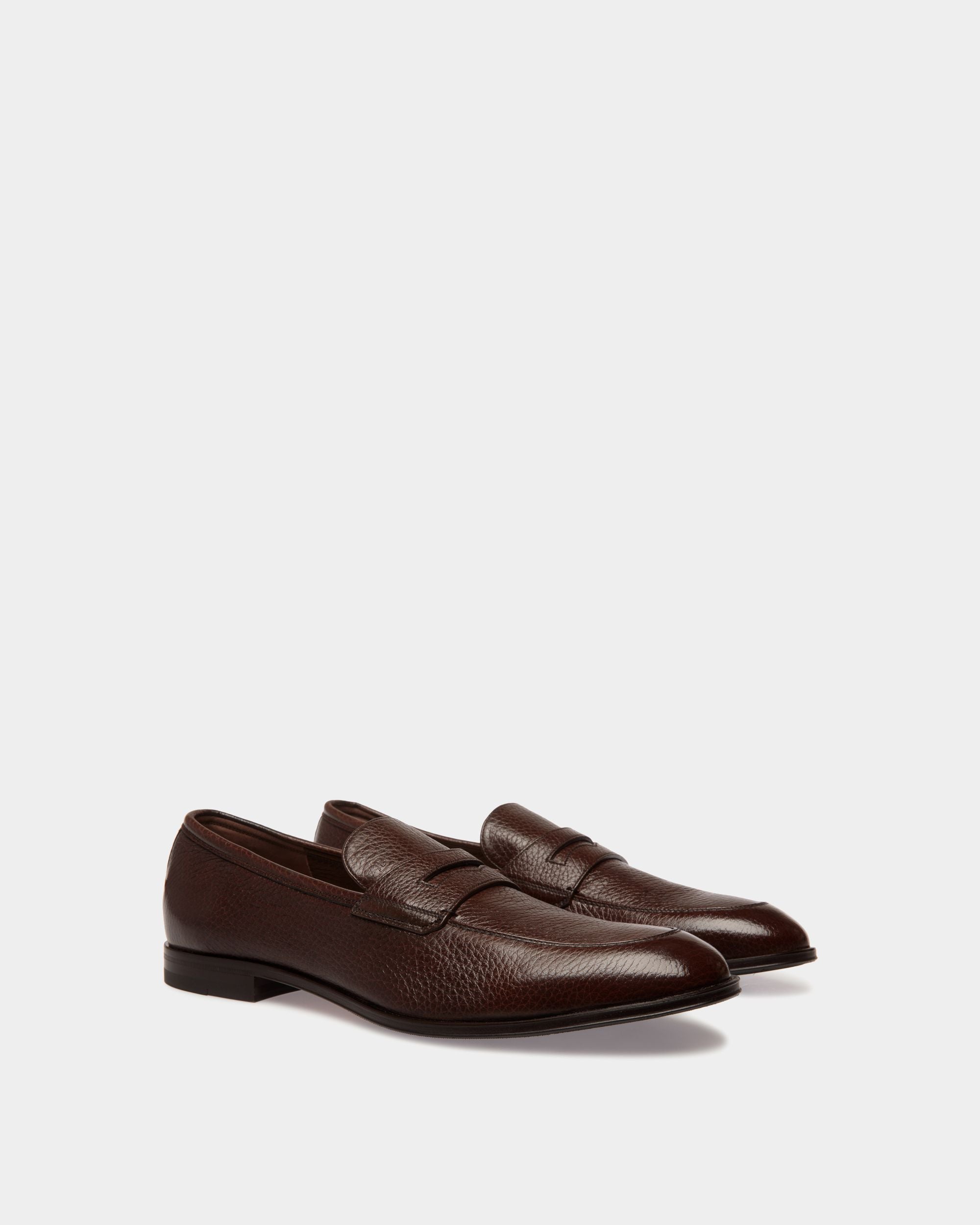 Webb Mocassins En Cuir Marron - Homme - Bally - 03