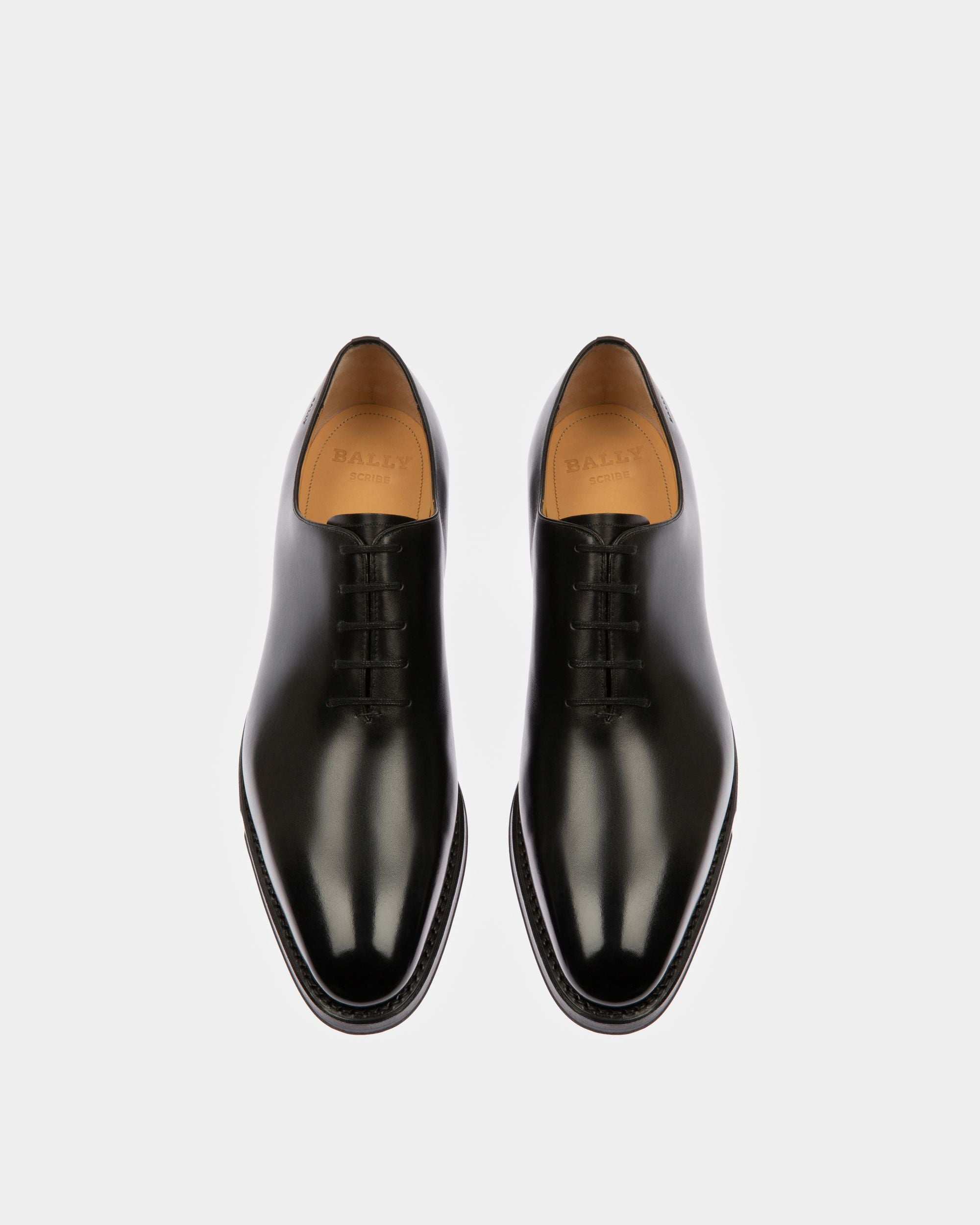 Chaussure Richelieu Scolder Pour Homme En Cuir De Veau Uni Noir - Homme - Bally - 02