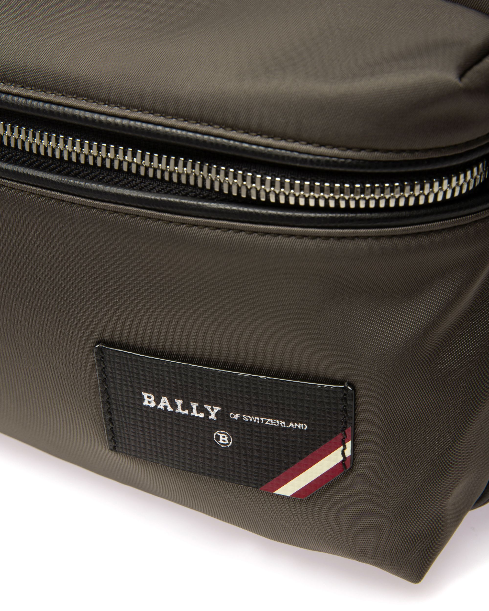Fiji Sac Reporter En Nylon Recyclé Vert Militaire - Homme - Bally - 05