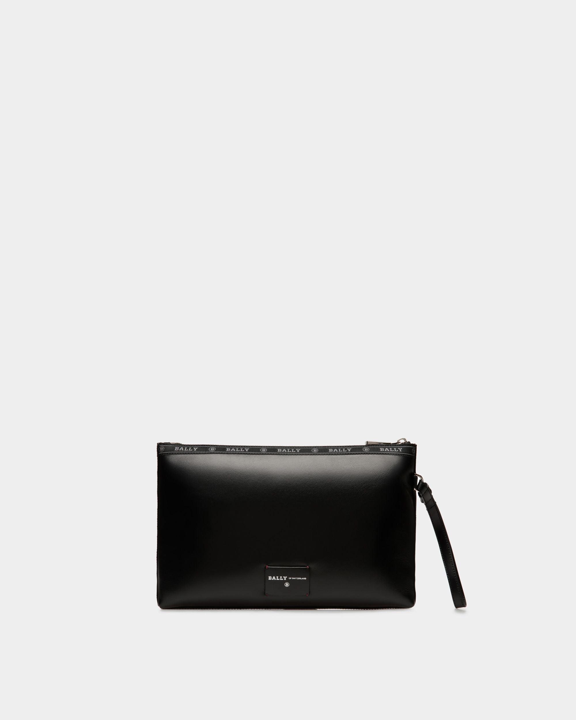 Sac pochette Hartland en cuir noir - Homme - Bally - 03