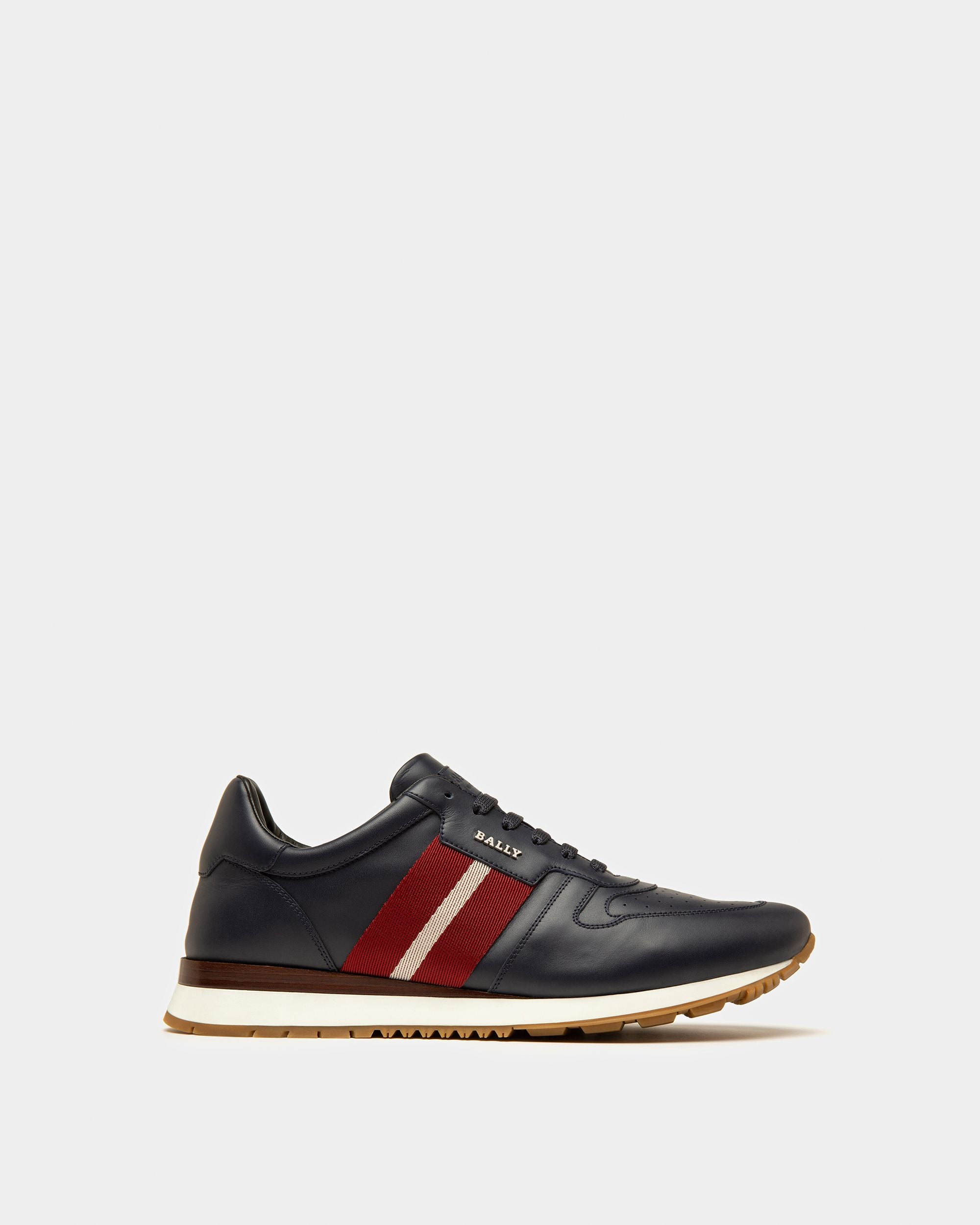 Astel Sneakers En Cuir Couleur Encre - Homme - Bally - 01