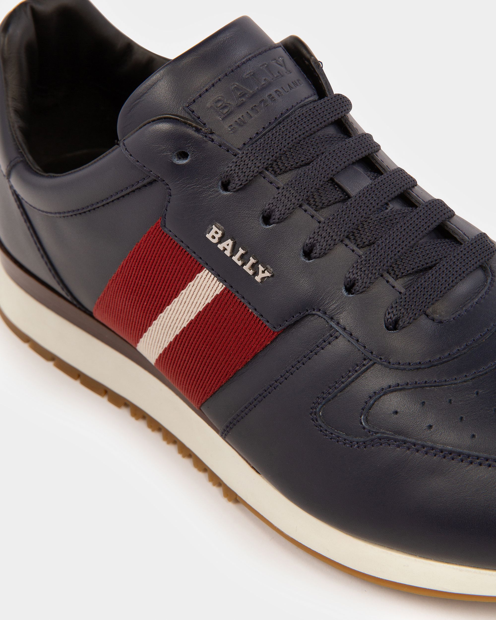 Astel Sneakers En Cuir Couleur Encre - Homme - Bally - 06