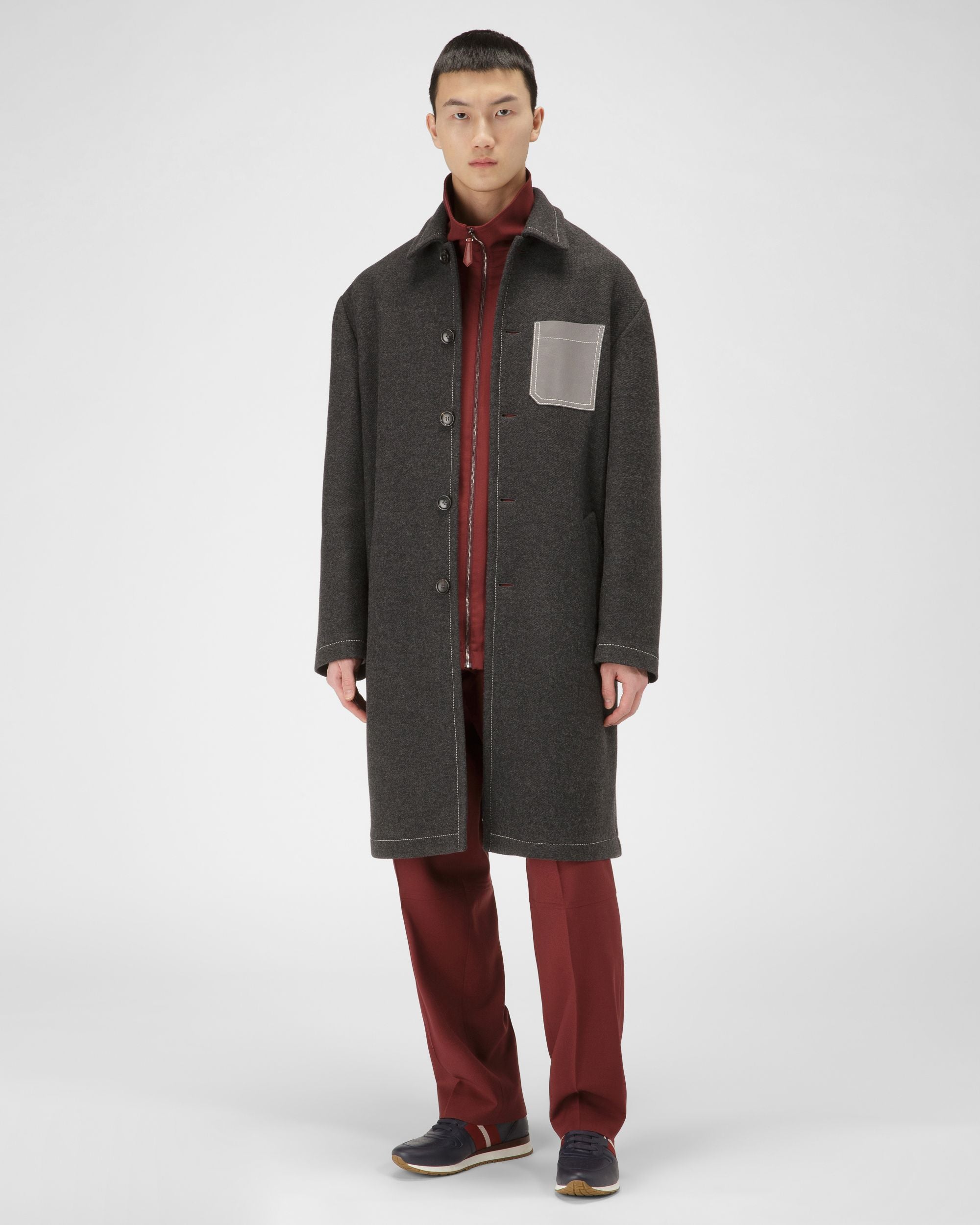 Astel Sneakers En Cuir Couleur Encre - Homme - Bally - 07
