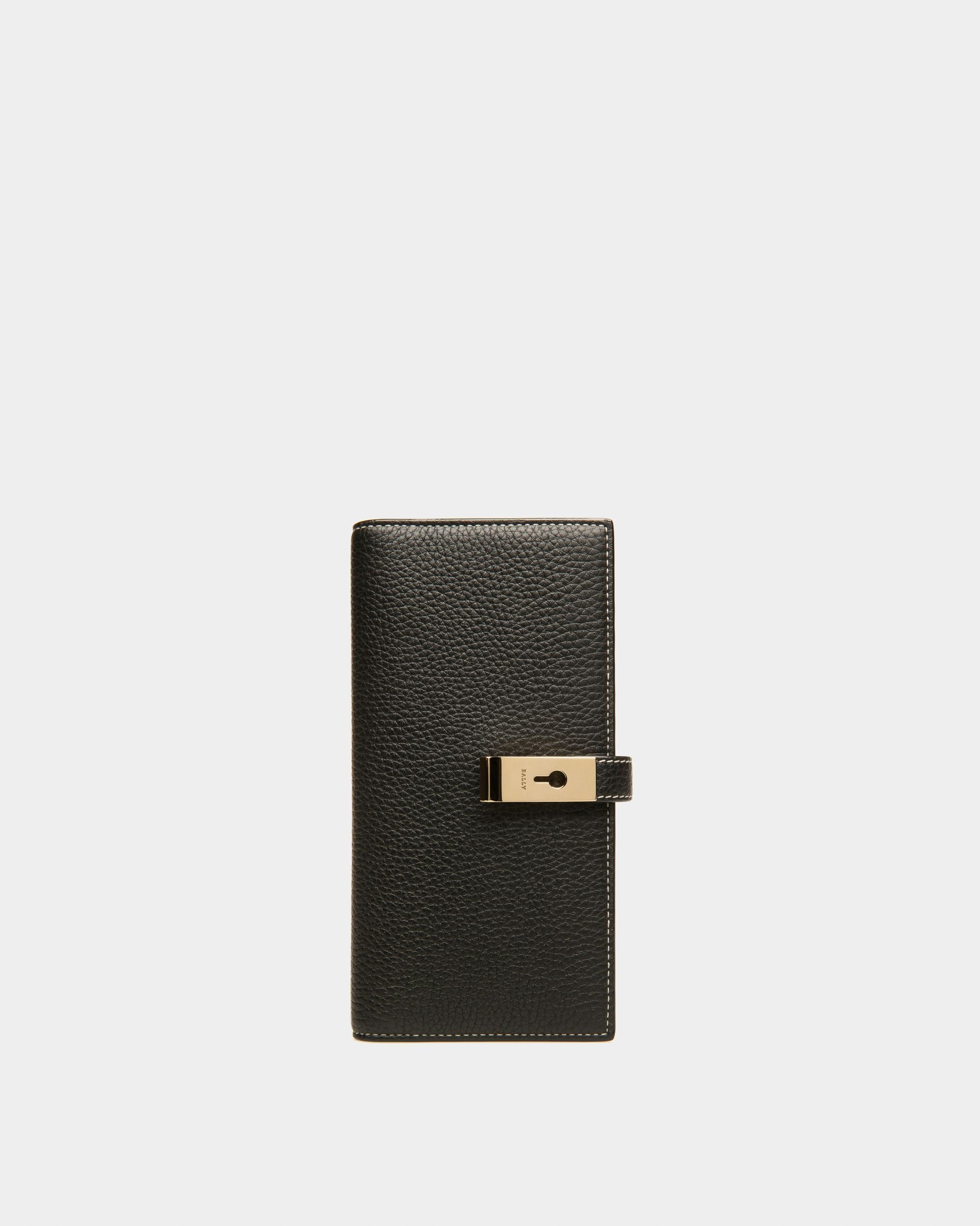 Amy Portefeuille En Cuir Noir - Femme - Bally - 01