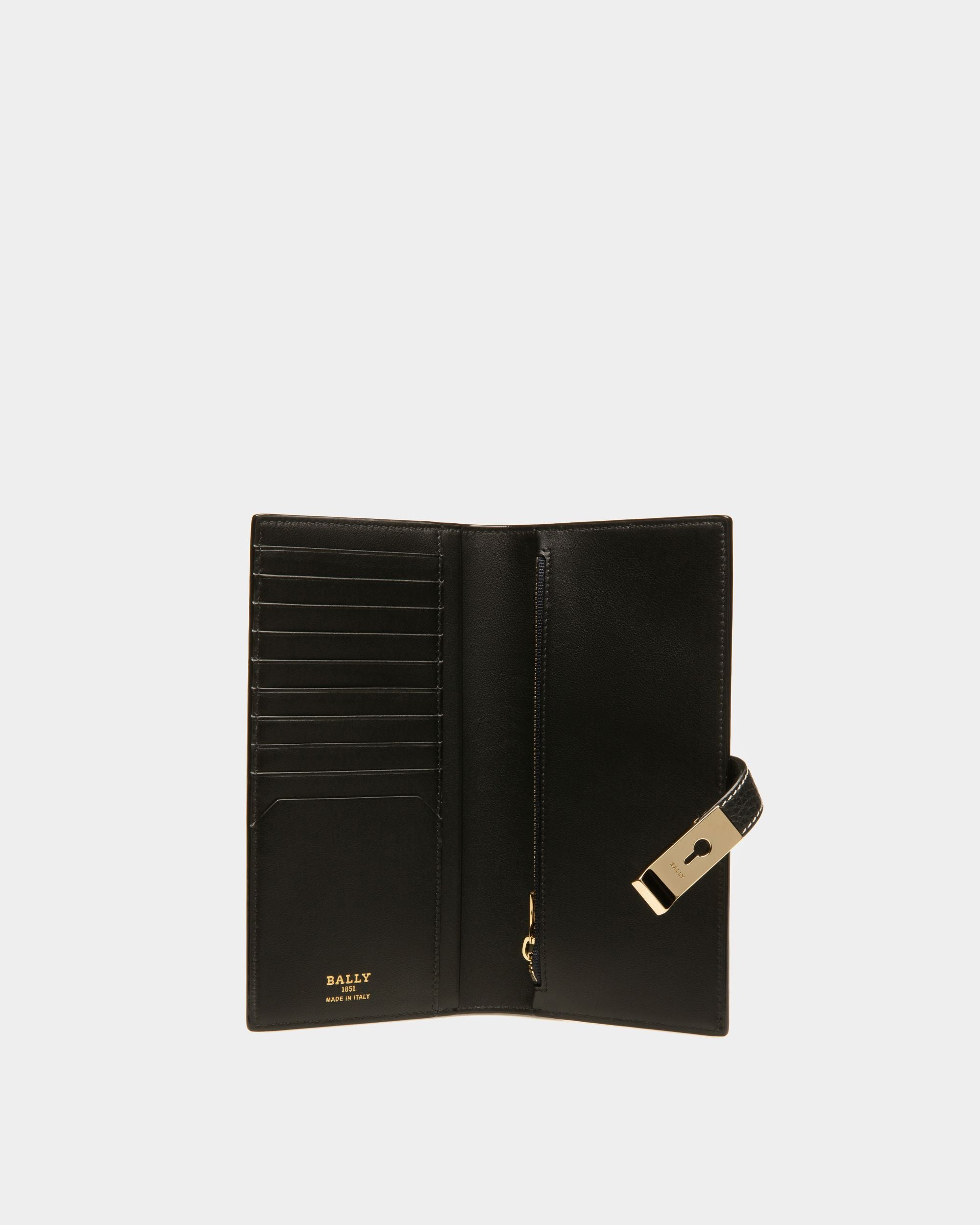 Amy Portefeuille En Cuir Noir - Femme - Bally - 03