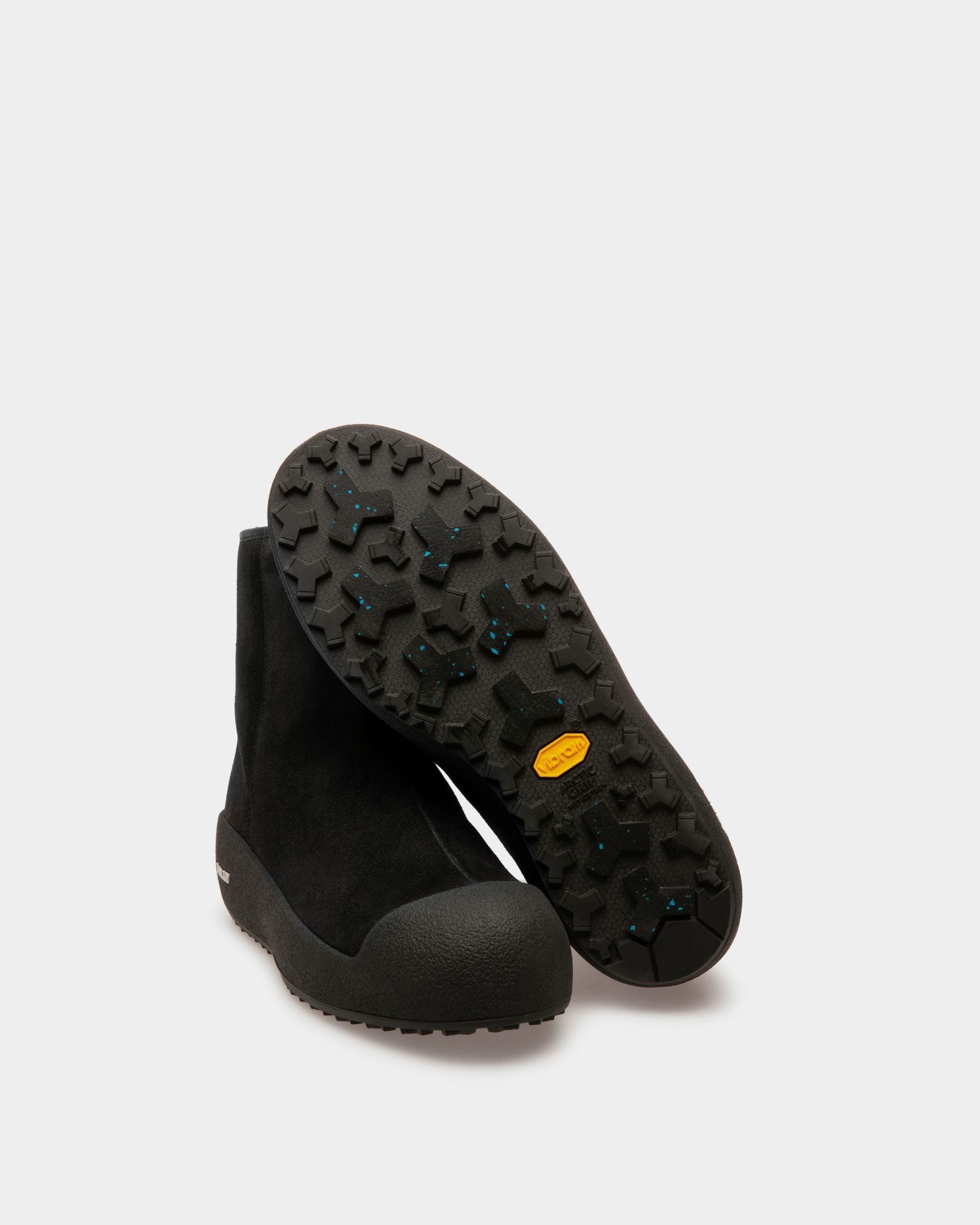 Guard Bottes De Neige En Cuir Noir - Homme - Bally - 03