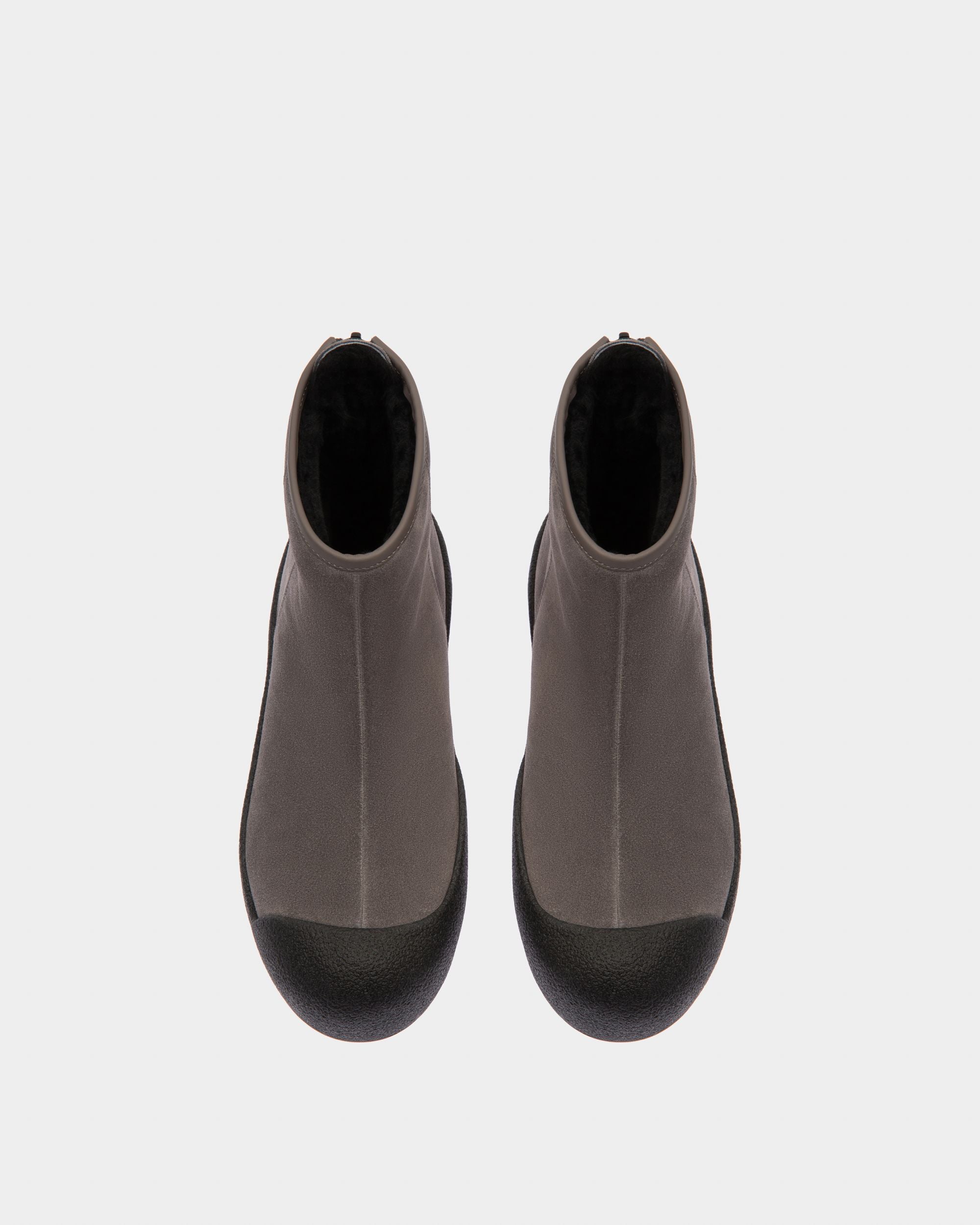 Guard Ii Bottes De Neige En Cuir Couleur Minéral Sombre - Femme - Bally - 02