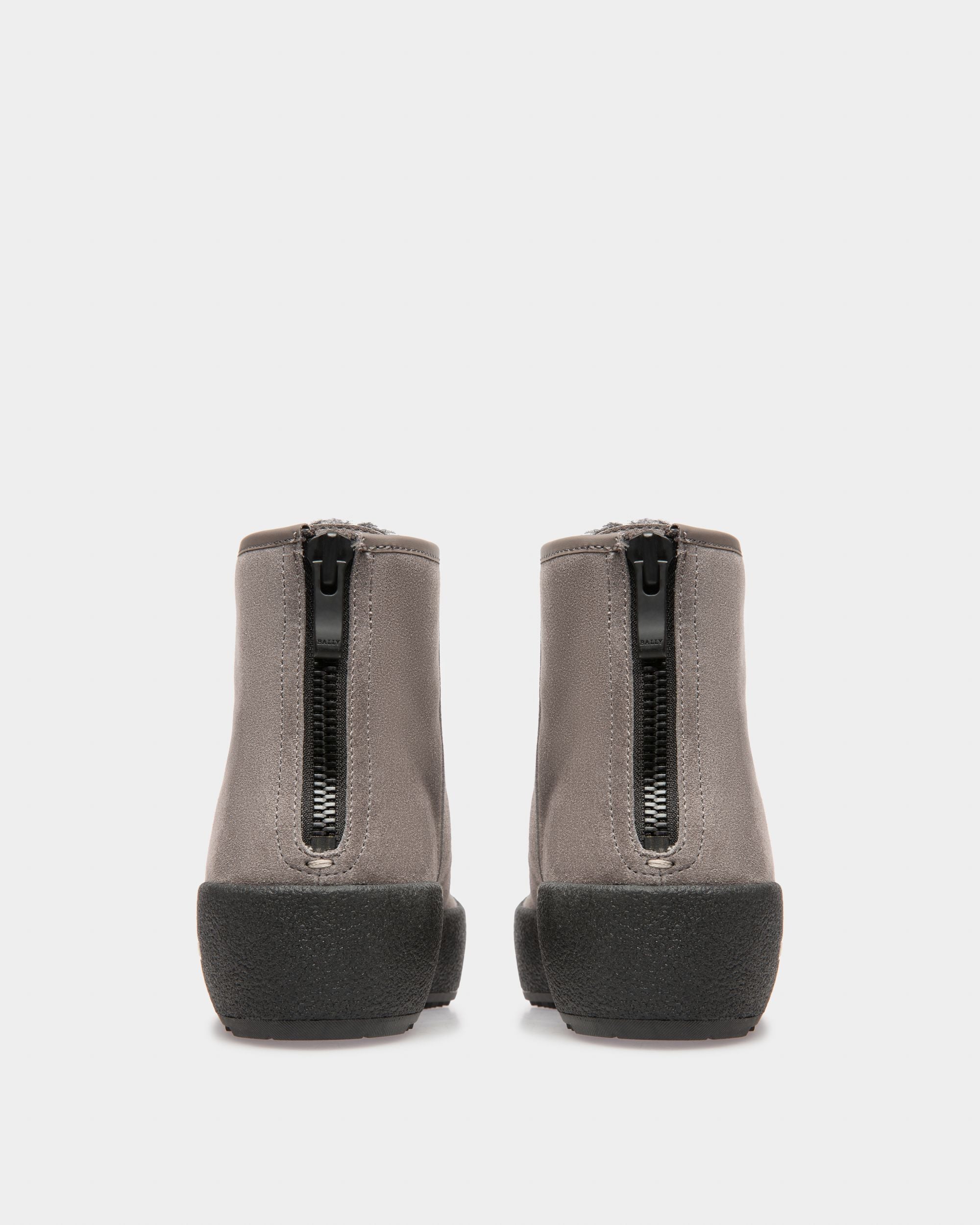 Guard Ii Bottes De Neige En Cuir Couleur Minéral Sombre - Femme - Bally - 03