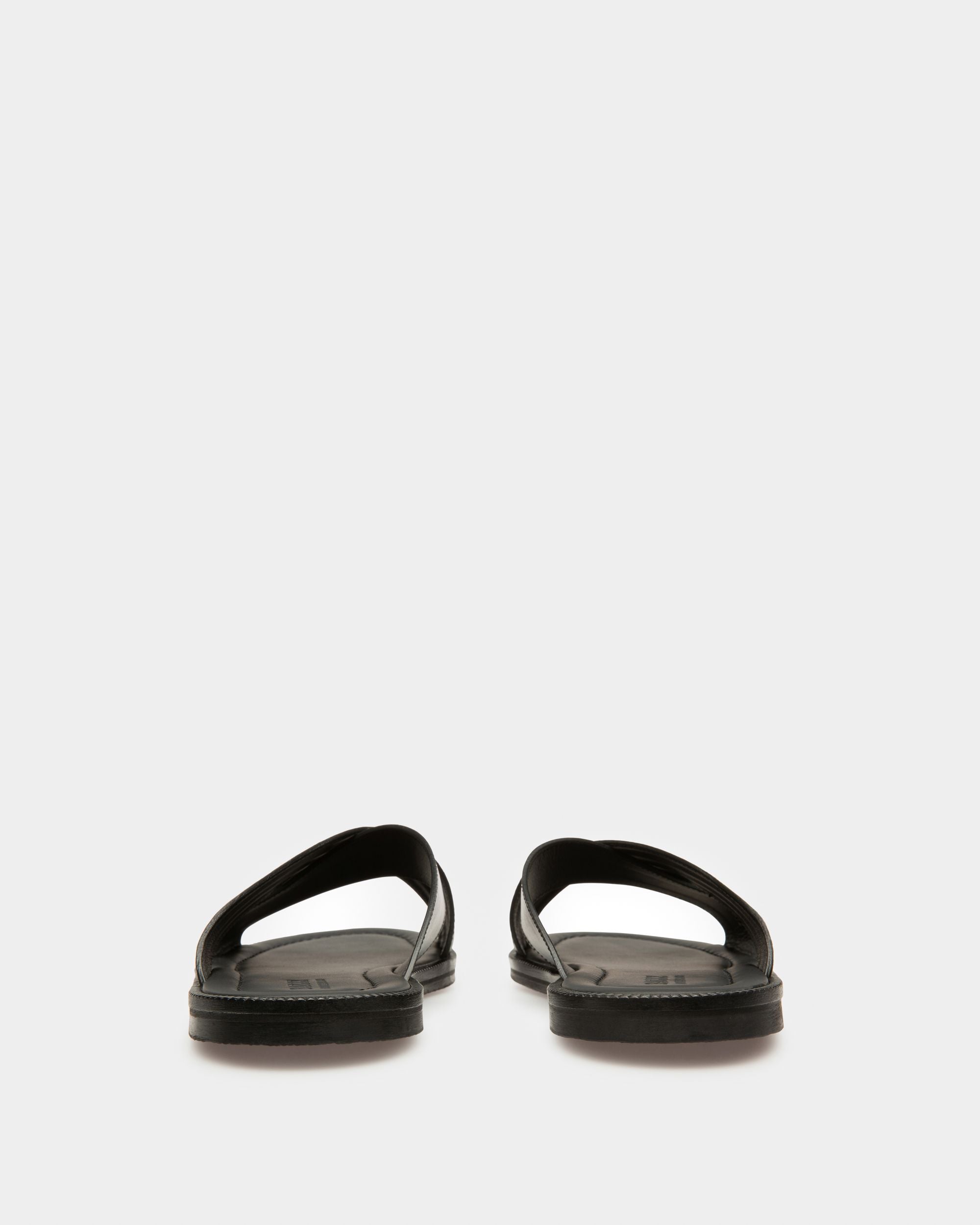 Sandale Jaabir En Cuir Noir - Homme - Bally - 03