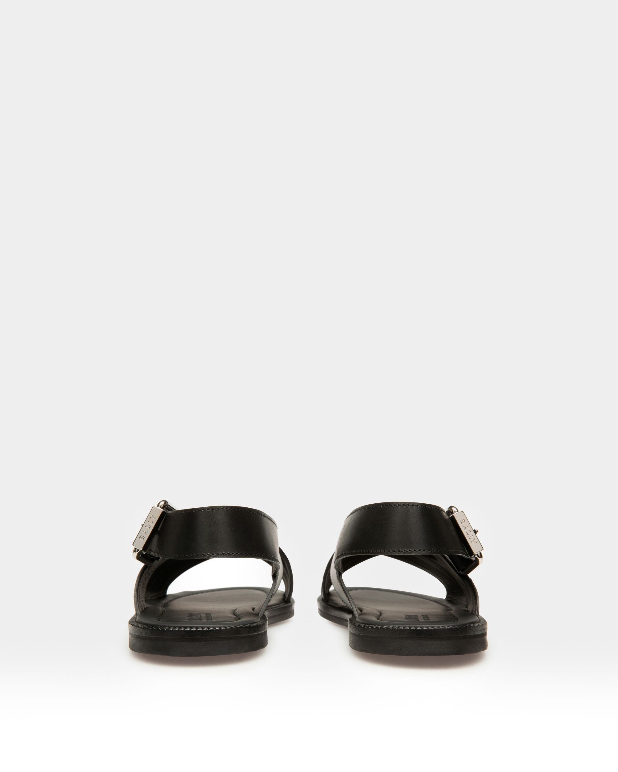 Sandale Jameel En Cuir Noir - Homme - Bally - 03