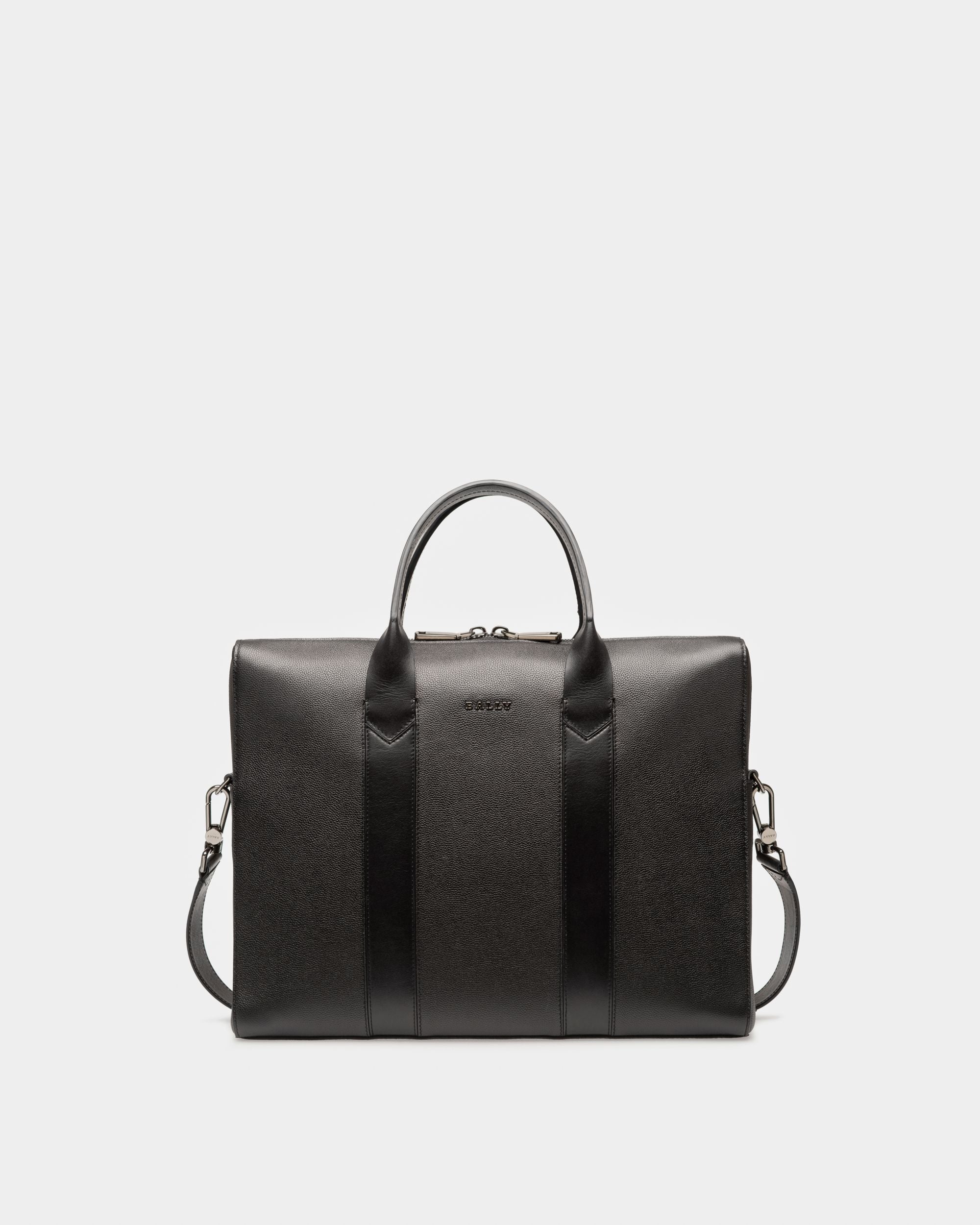 Elter Sac Professionnel En Cuir Noir - Homme - Bally - 01